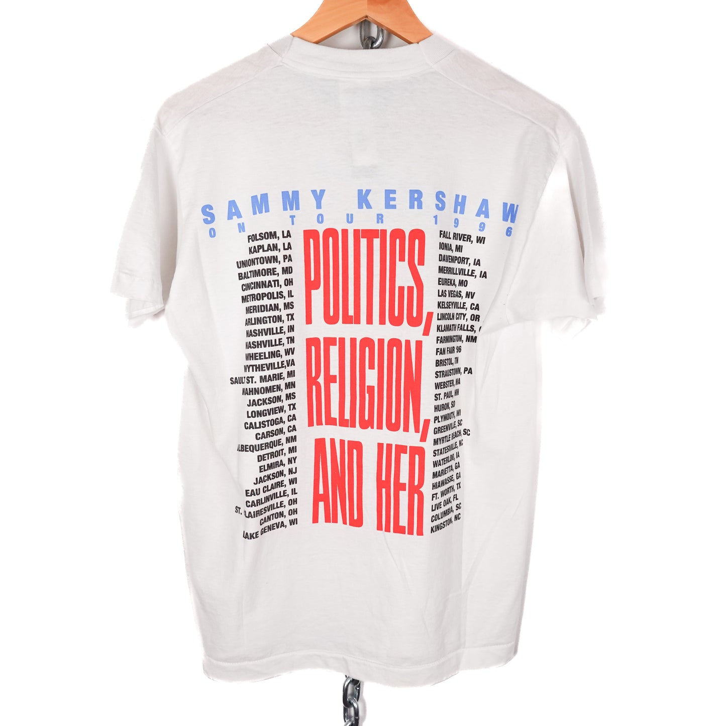 1996 Sam Kershaw Tour Tee - Size L