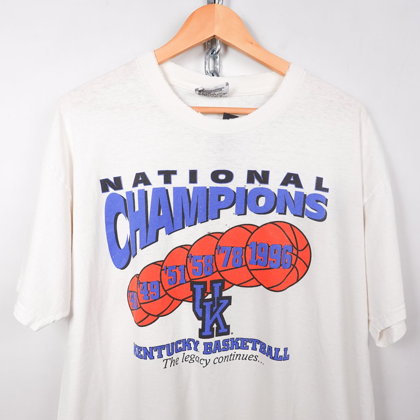 1996 Kentucky Champions Tee - Size XL