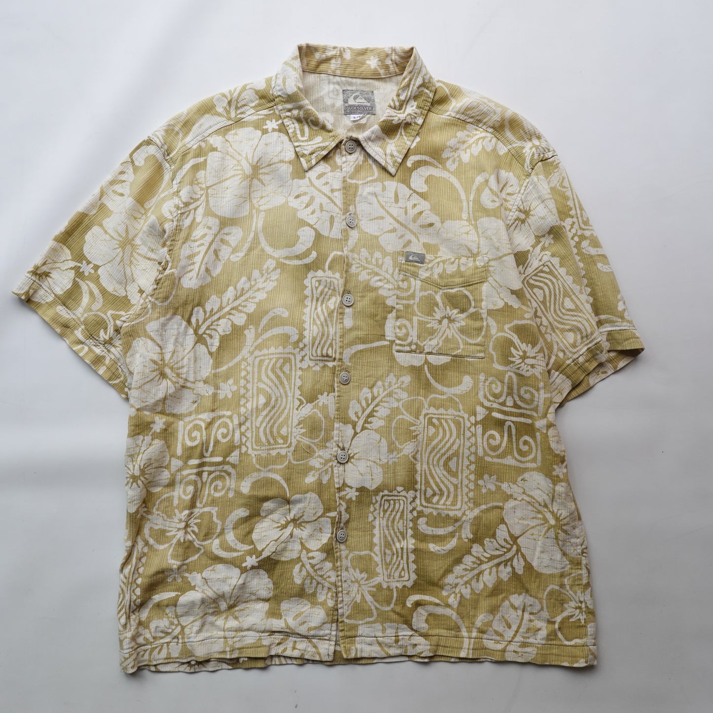 Vintage Quiksilver Hawaiian Shirt - Size L