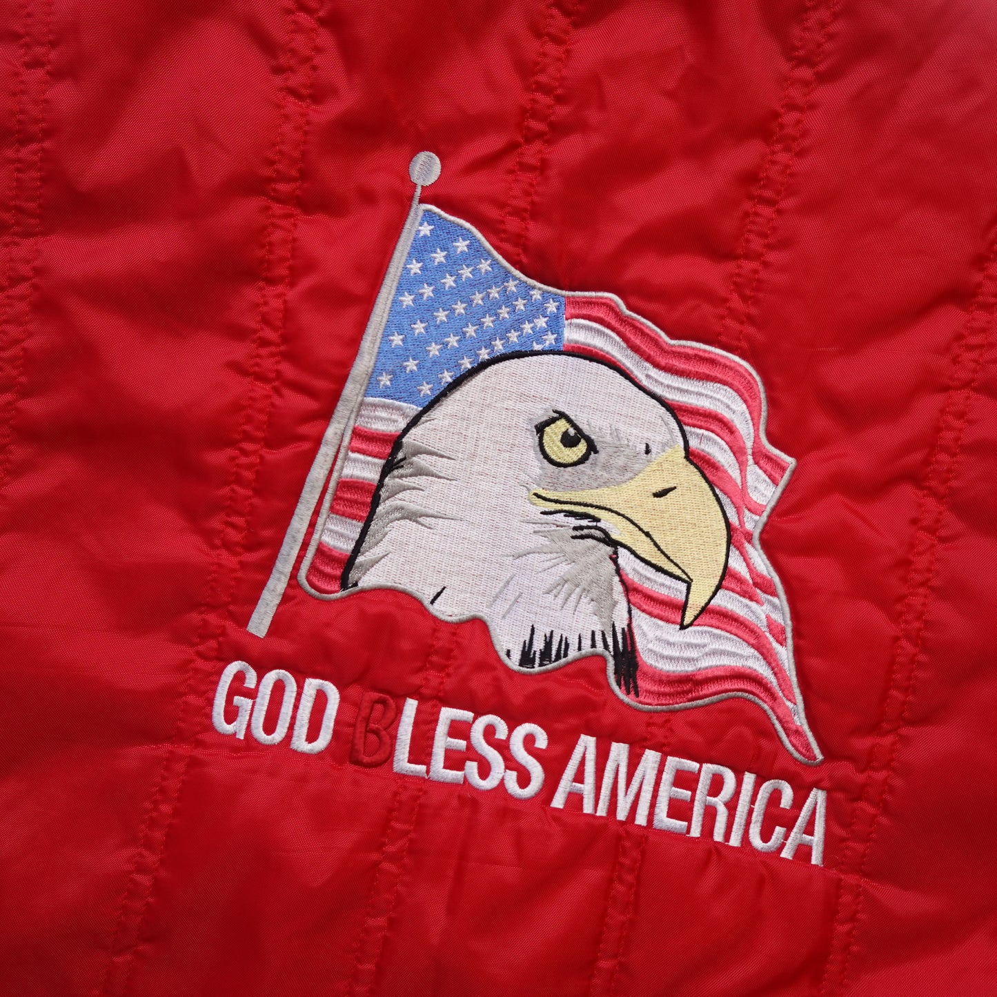 FTP God Bless America Quilted Vest - Size XL