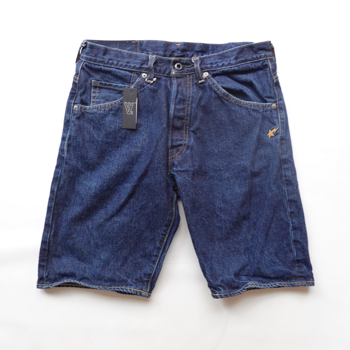 Bape Bapesta Denim Shorts - Size 30