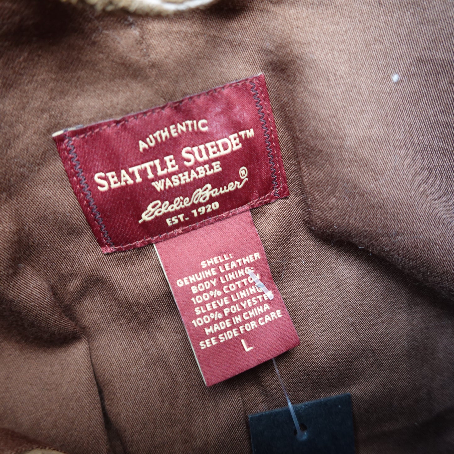 Eddie Bauer Suede Leather Jacket - Womens L