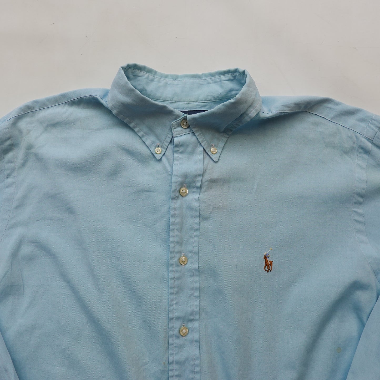 Vintage Polo RL Light Blue Button Up - Size XL
