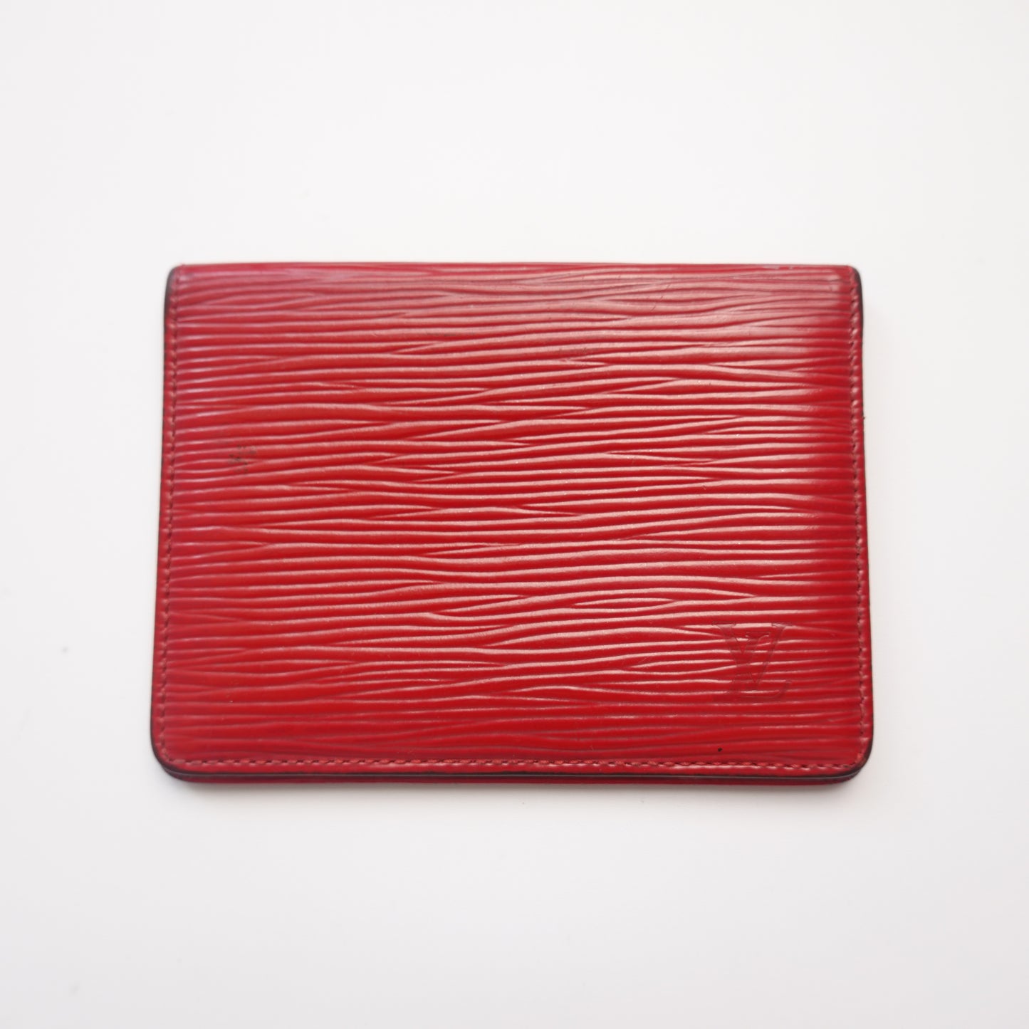 Louis Vuitton Red Epi Leather Card Holder