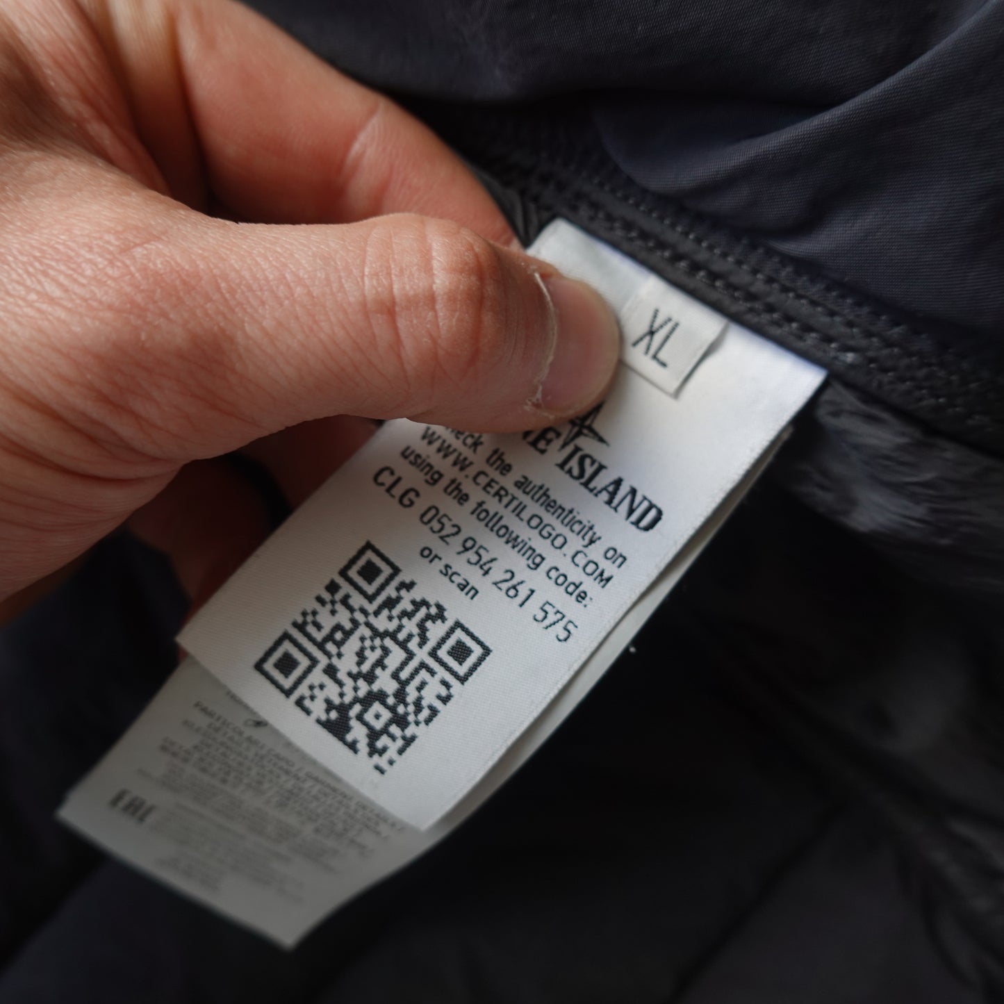 Stone Island Loom Woven Down Chambers Jacket - Size XL
