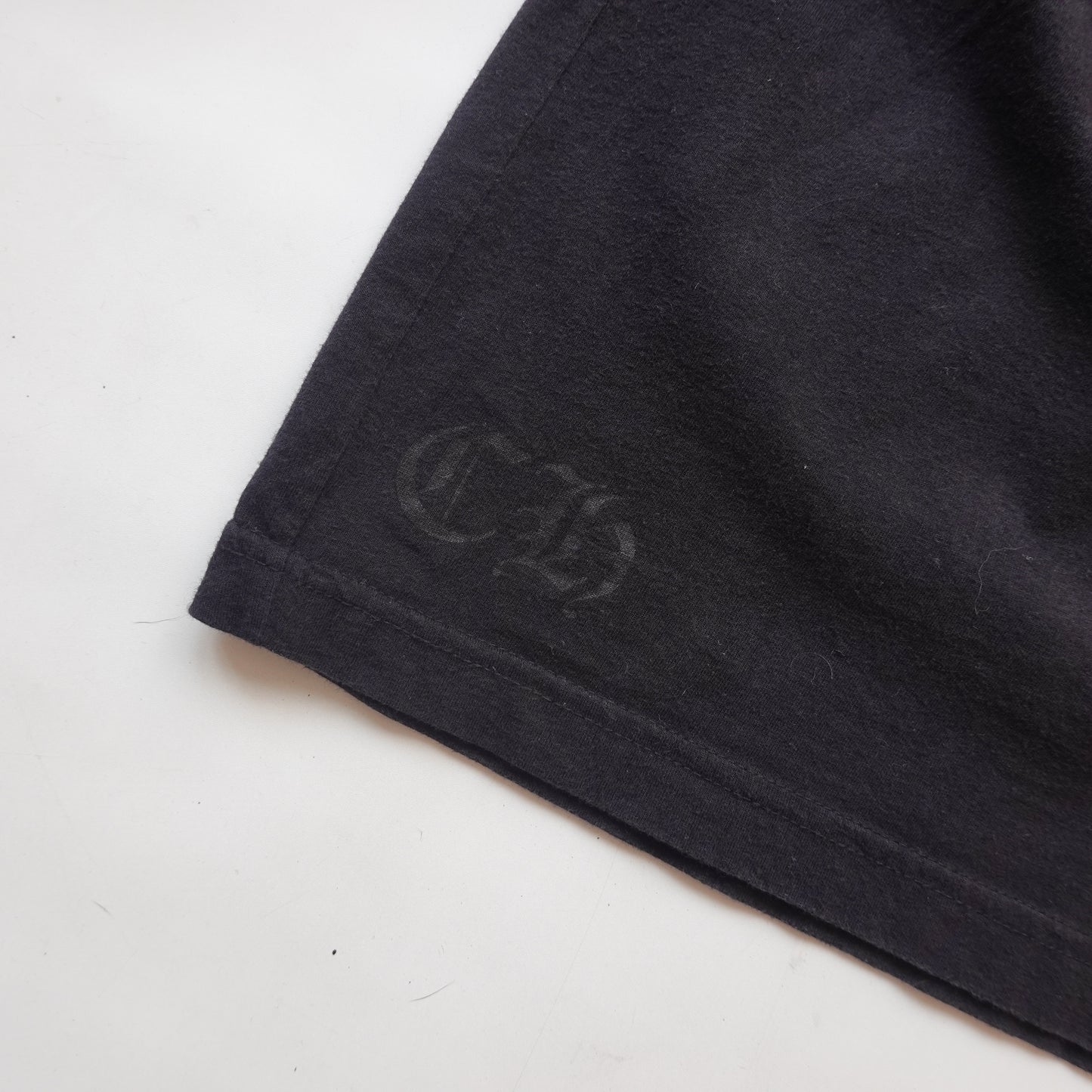 Chrome Hearts Pink Vertical Spell Out Pocket Tee -Size L
