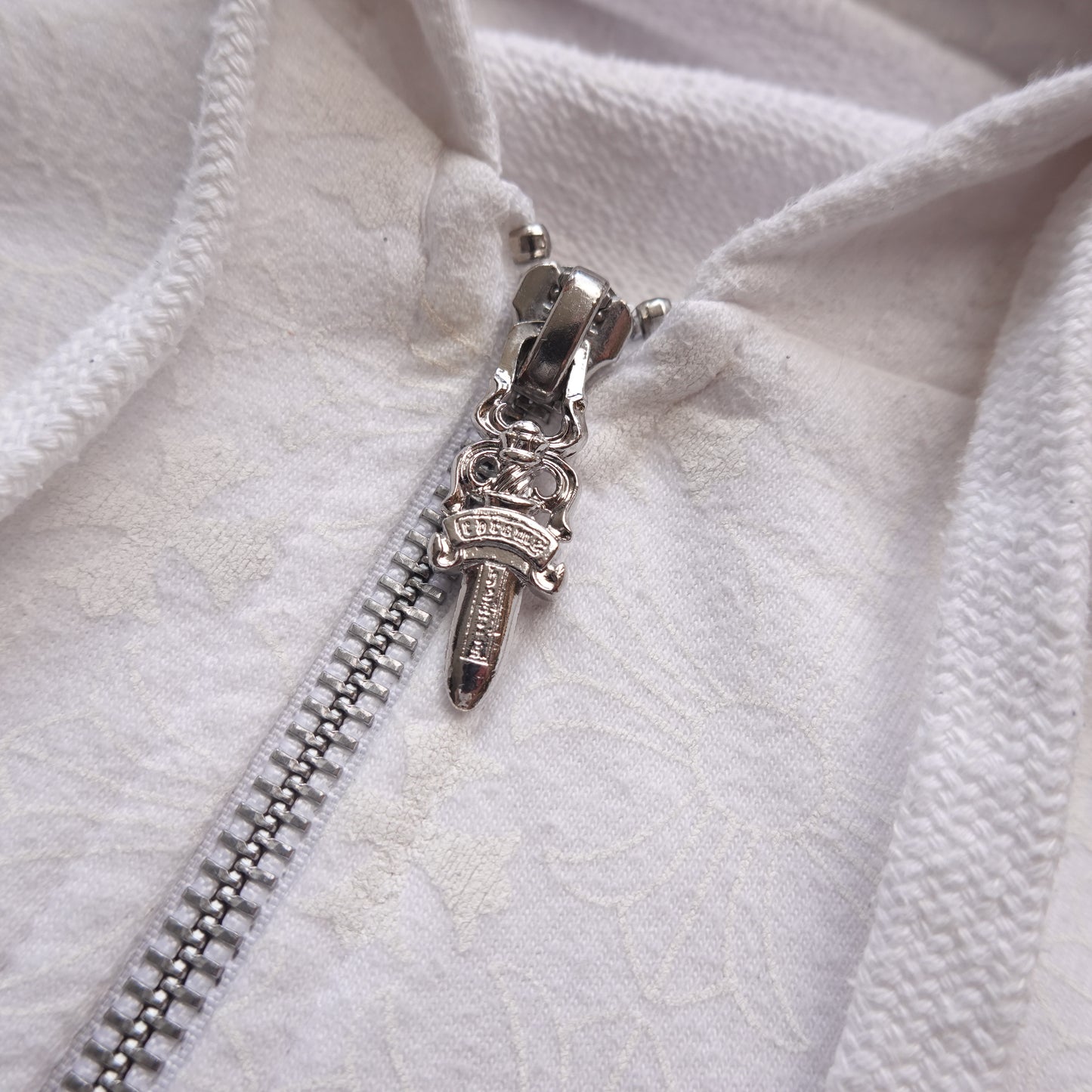 Chrome Hearts Plus Cross All Over Print Zip Up - Size XL