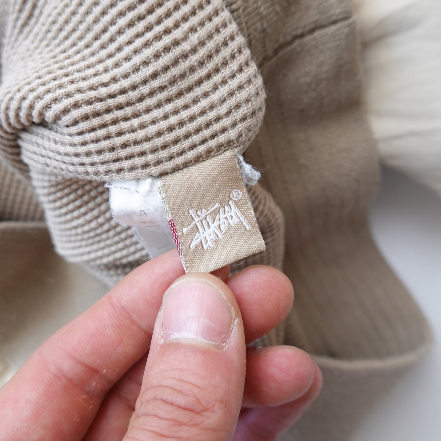 Vintage Stussy Thermal Lined Khaki Jacket - Size M