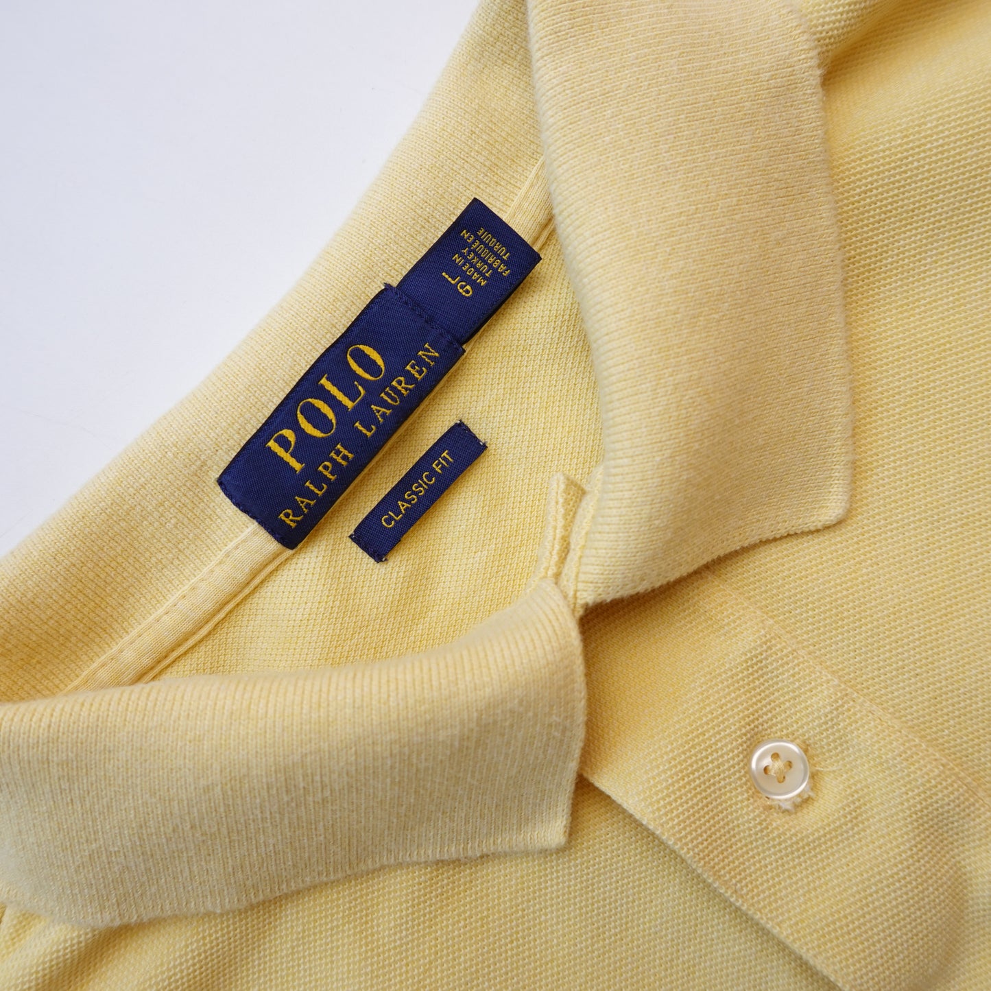 Polo RL Yellow Polo Shirt - Size L
