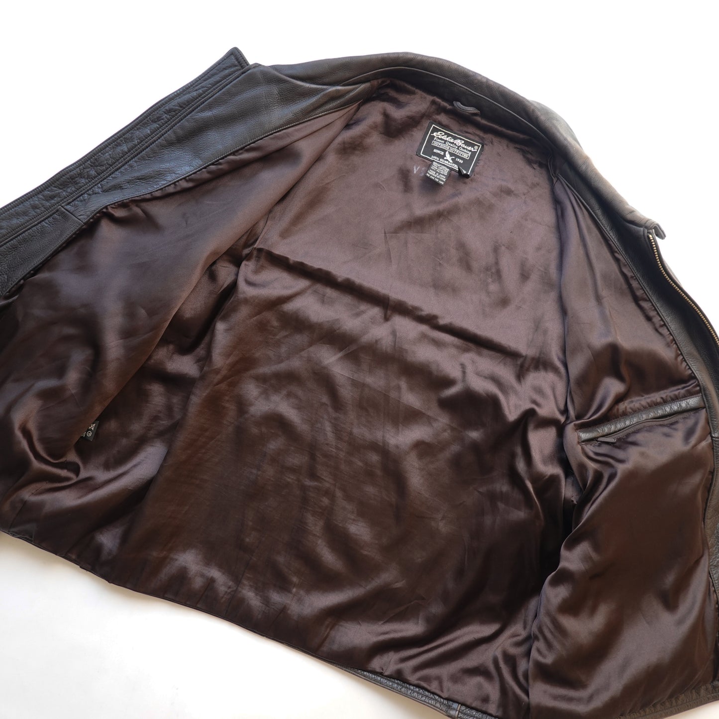 Vintage Eddie Bauer Leather Jacket - Size XL