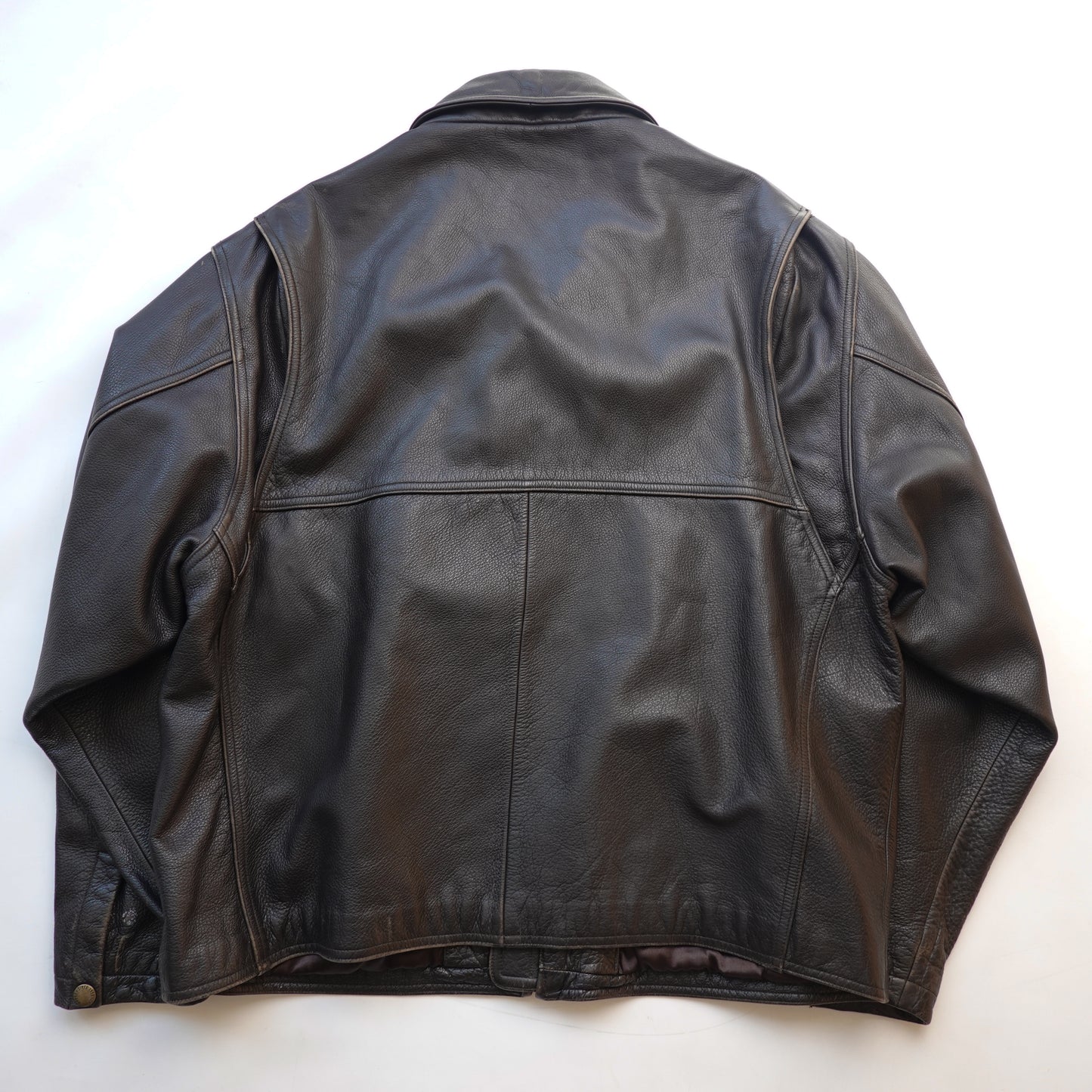 Vintage Eddie Bauer Leather Jacket - Size XL