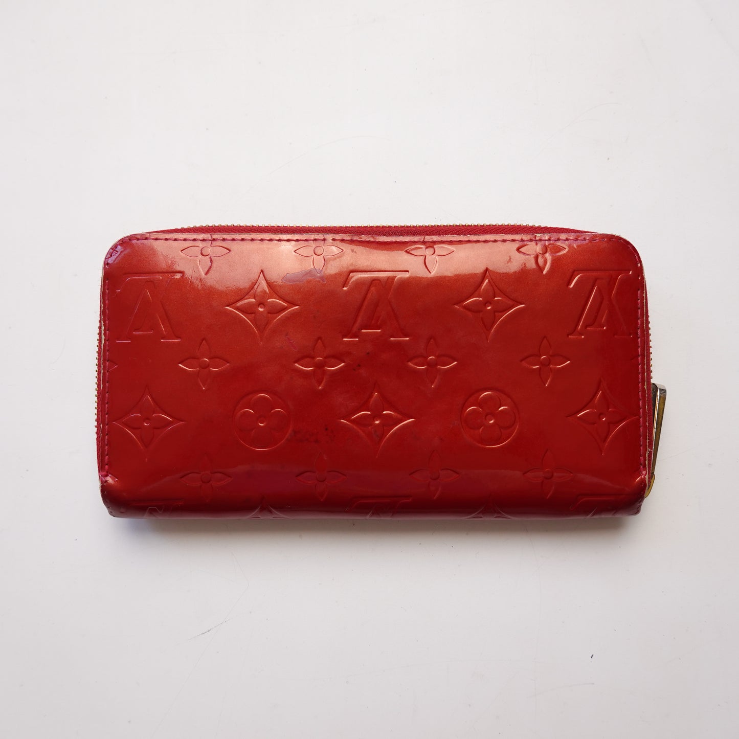 2008 Louis Vuitton Gloss Red Long Wallet