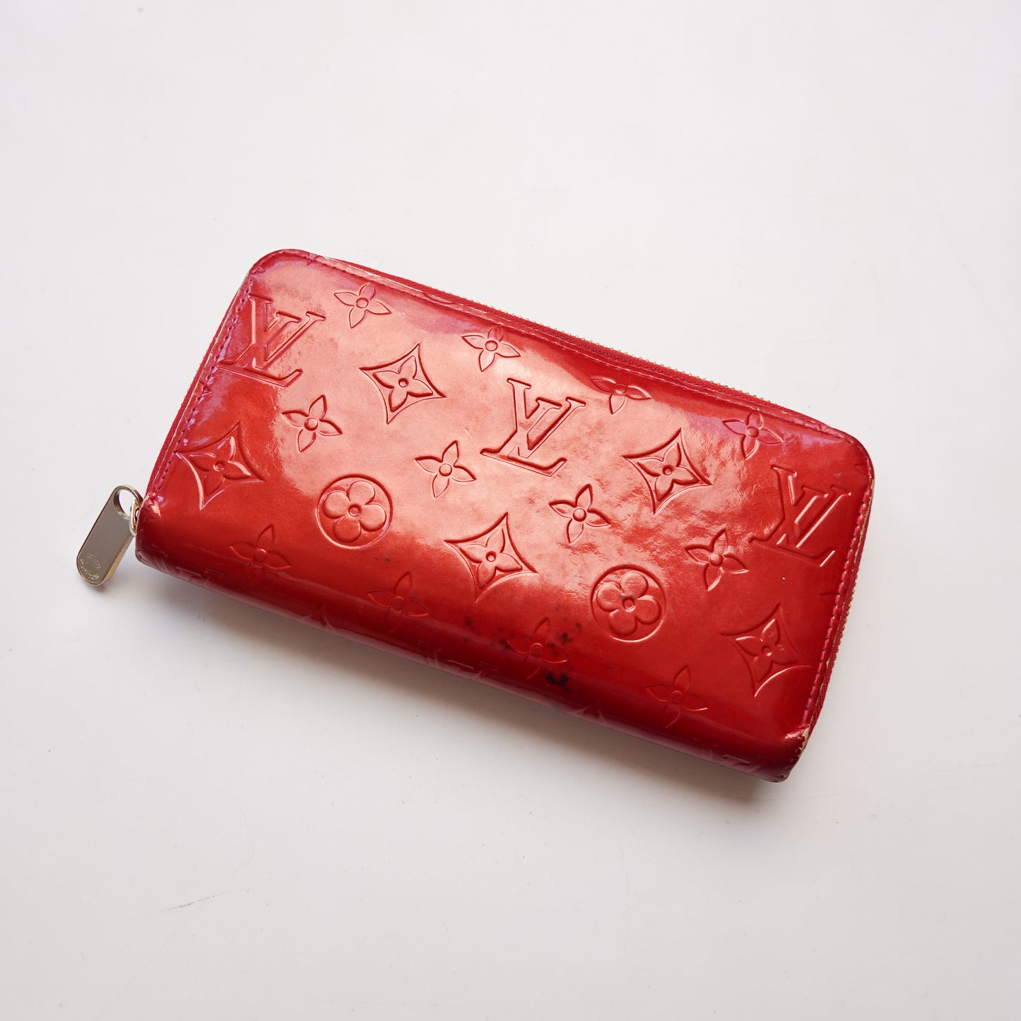 2008 Louis Vuitton Gloss Red Long Wallet