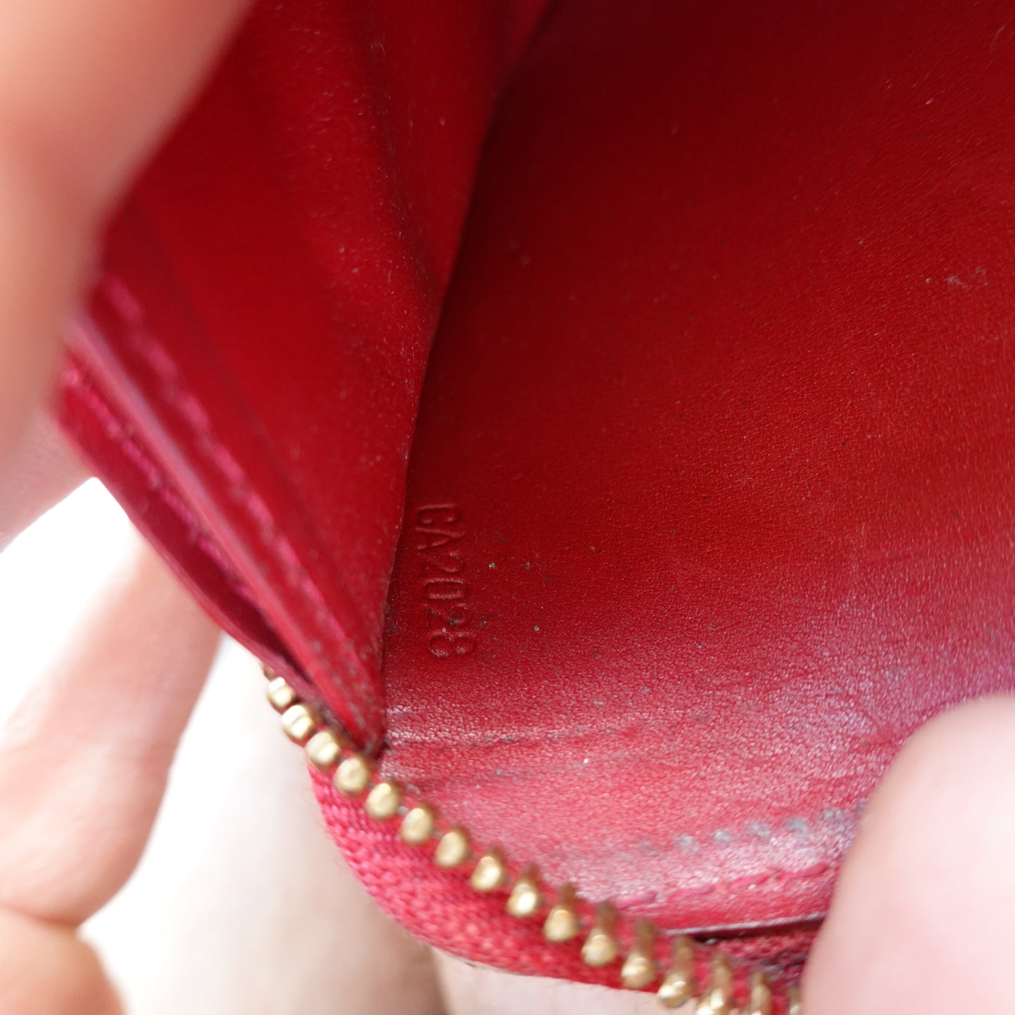 2008 Louis Vuitton Gloss Red Long Wallet