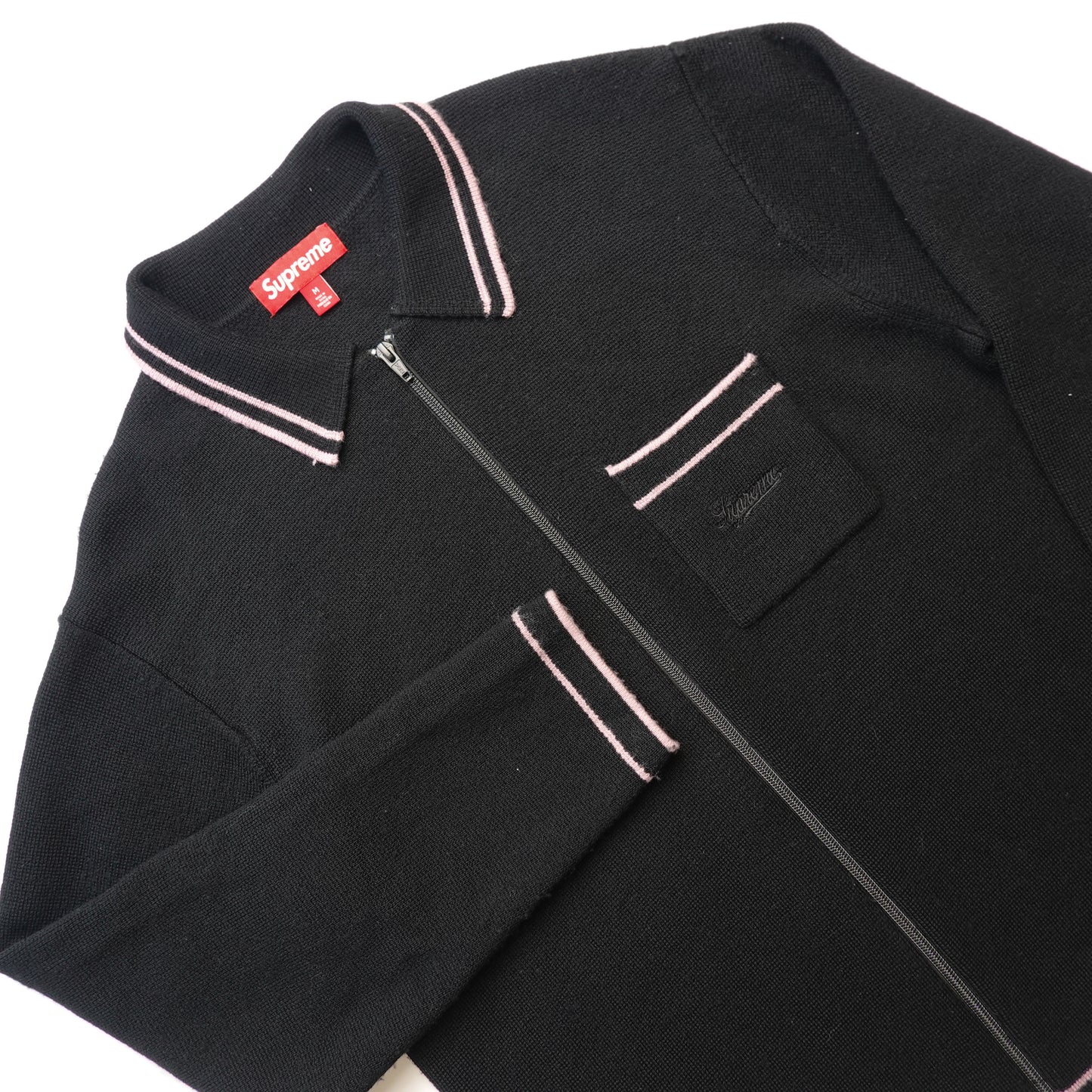 FW24 Supreme Zip Up Polo Sweater - Size M
