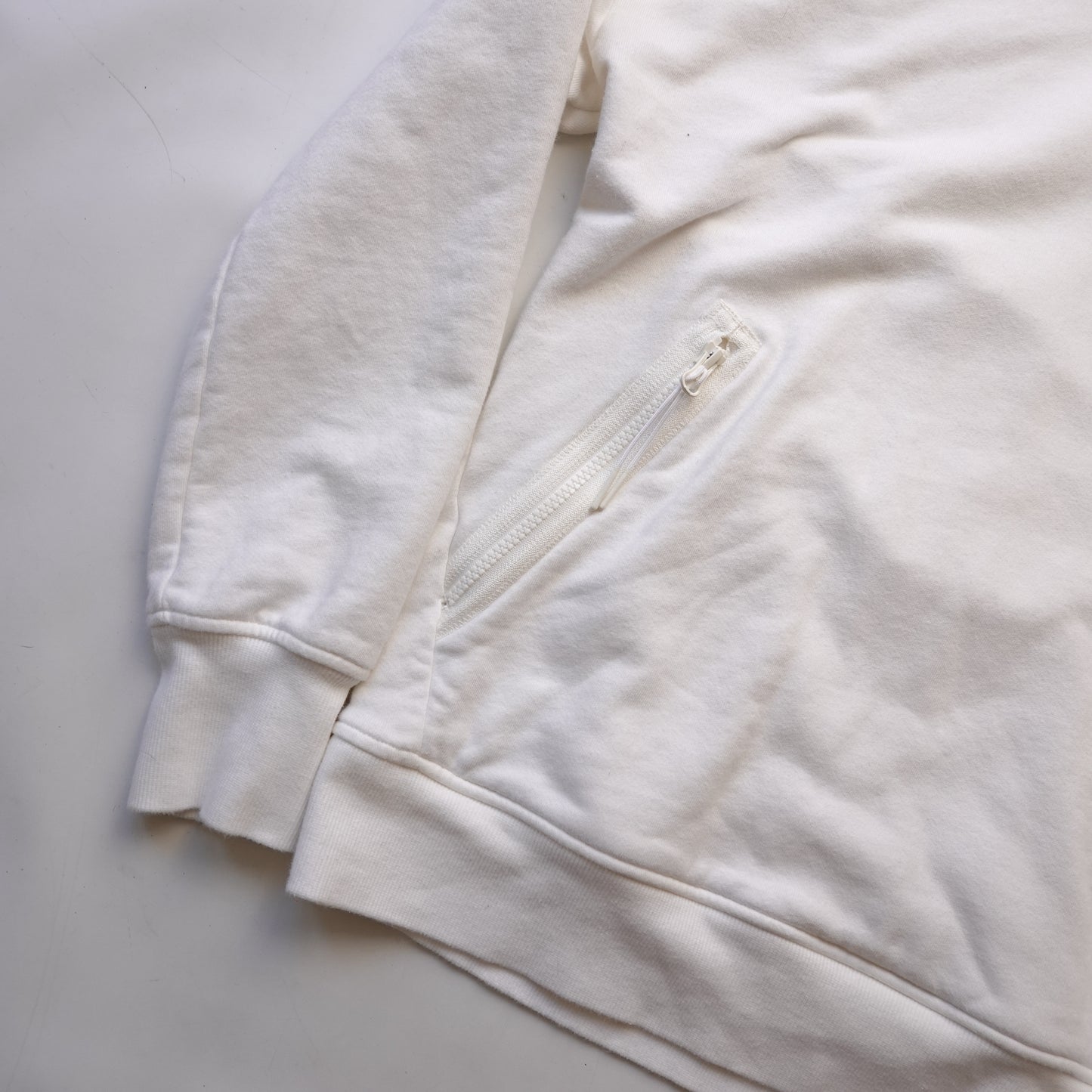 CP Company White Goggle Hoodie - Size M