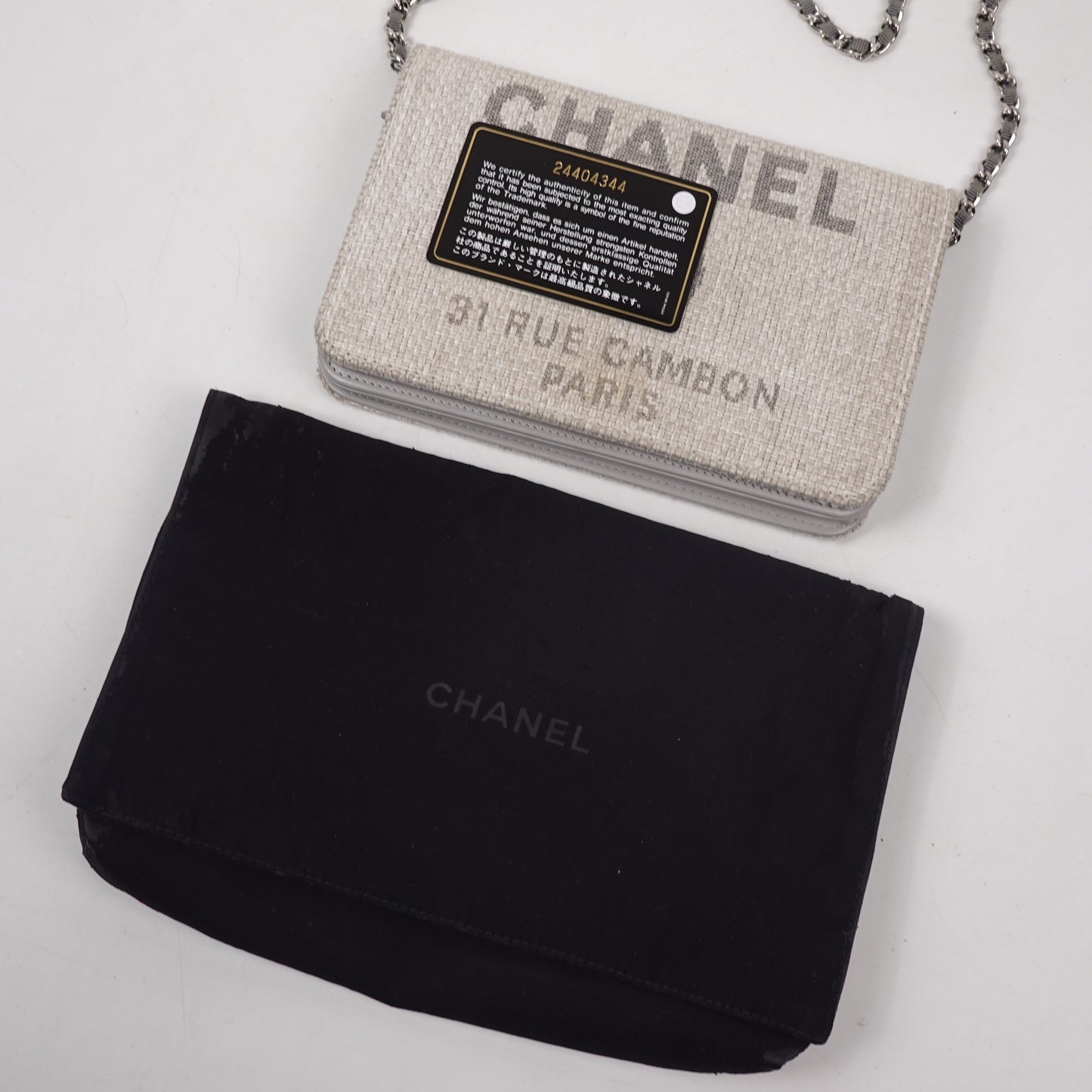 Chanel Deauville Tweed Wallet on Chain