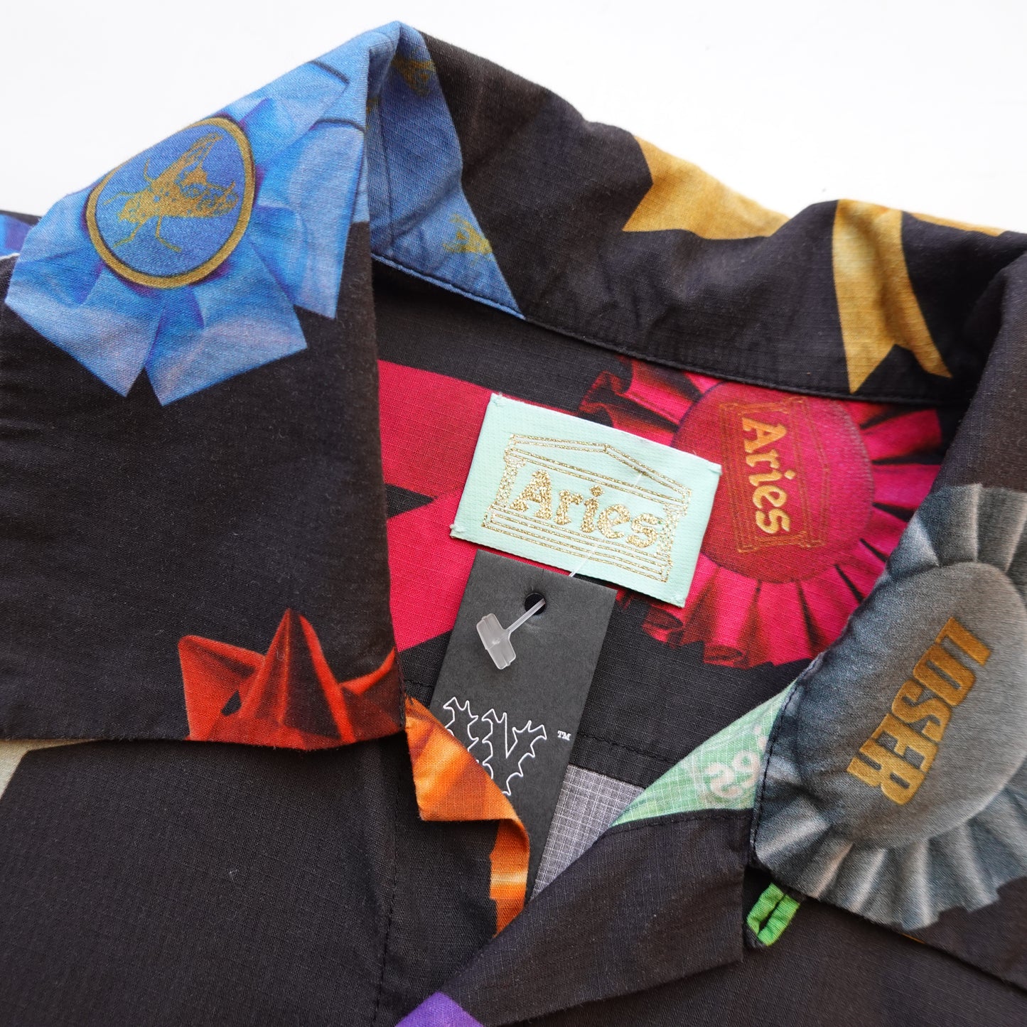 Aries Ribbon Button Up - Size S