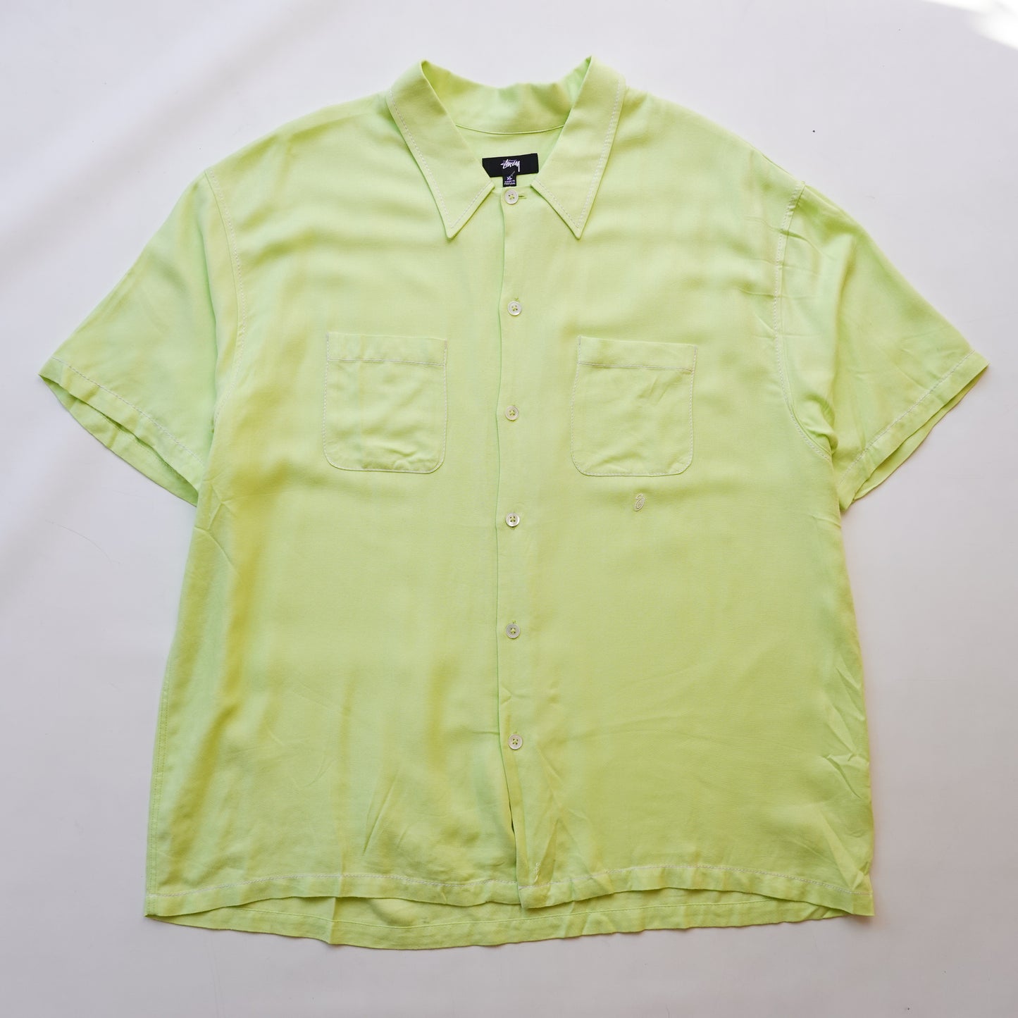 Stussy Sorbet SS Button Up - Size XL