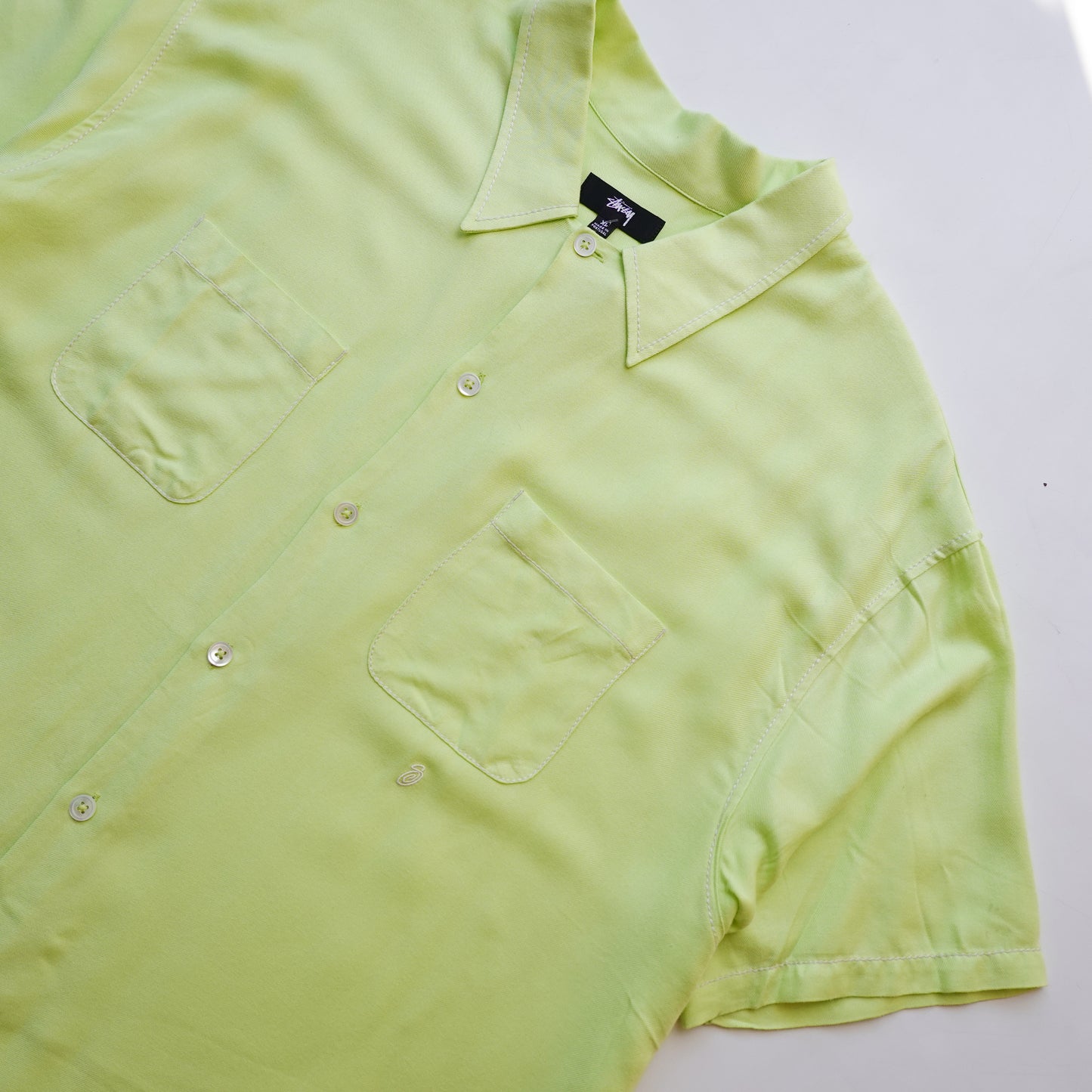 Stussy Sorbet SS Button Up - Size XL