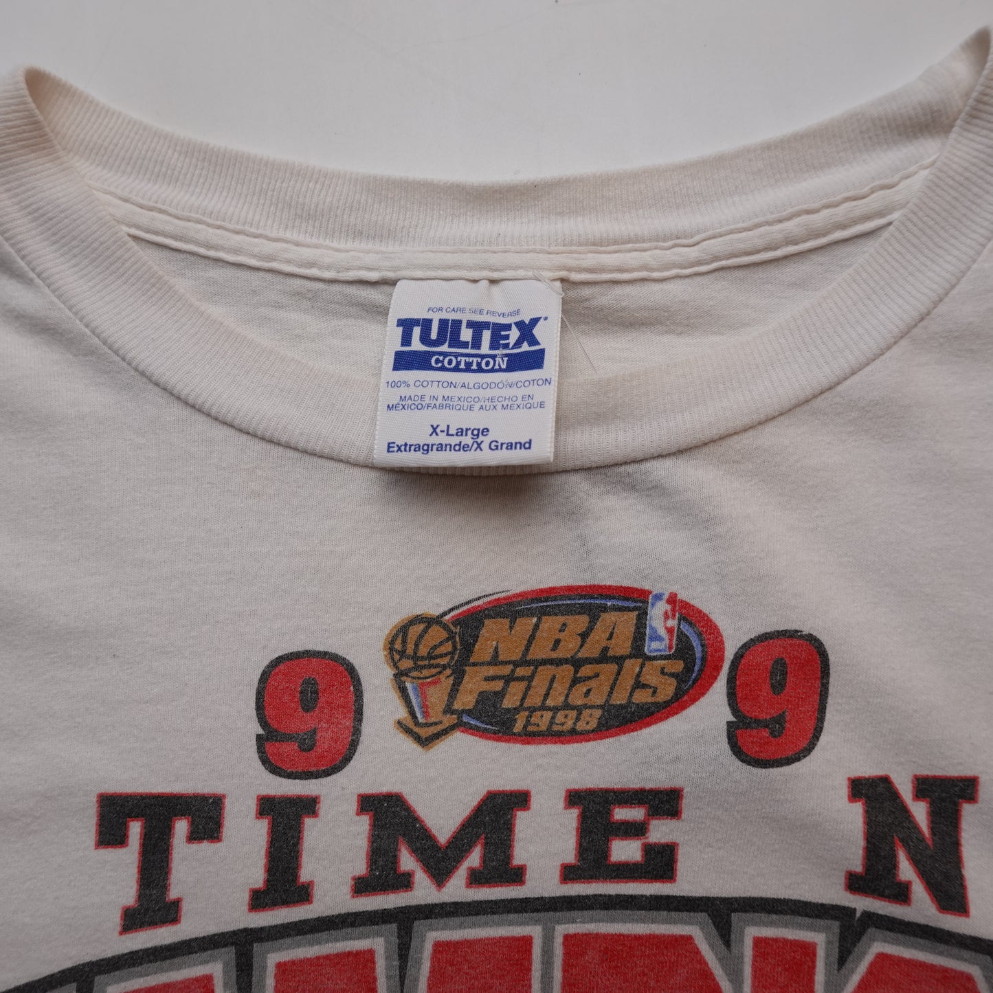 1998 Chicago Bulls Champion Tee - Size XL