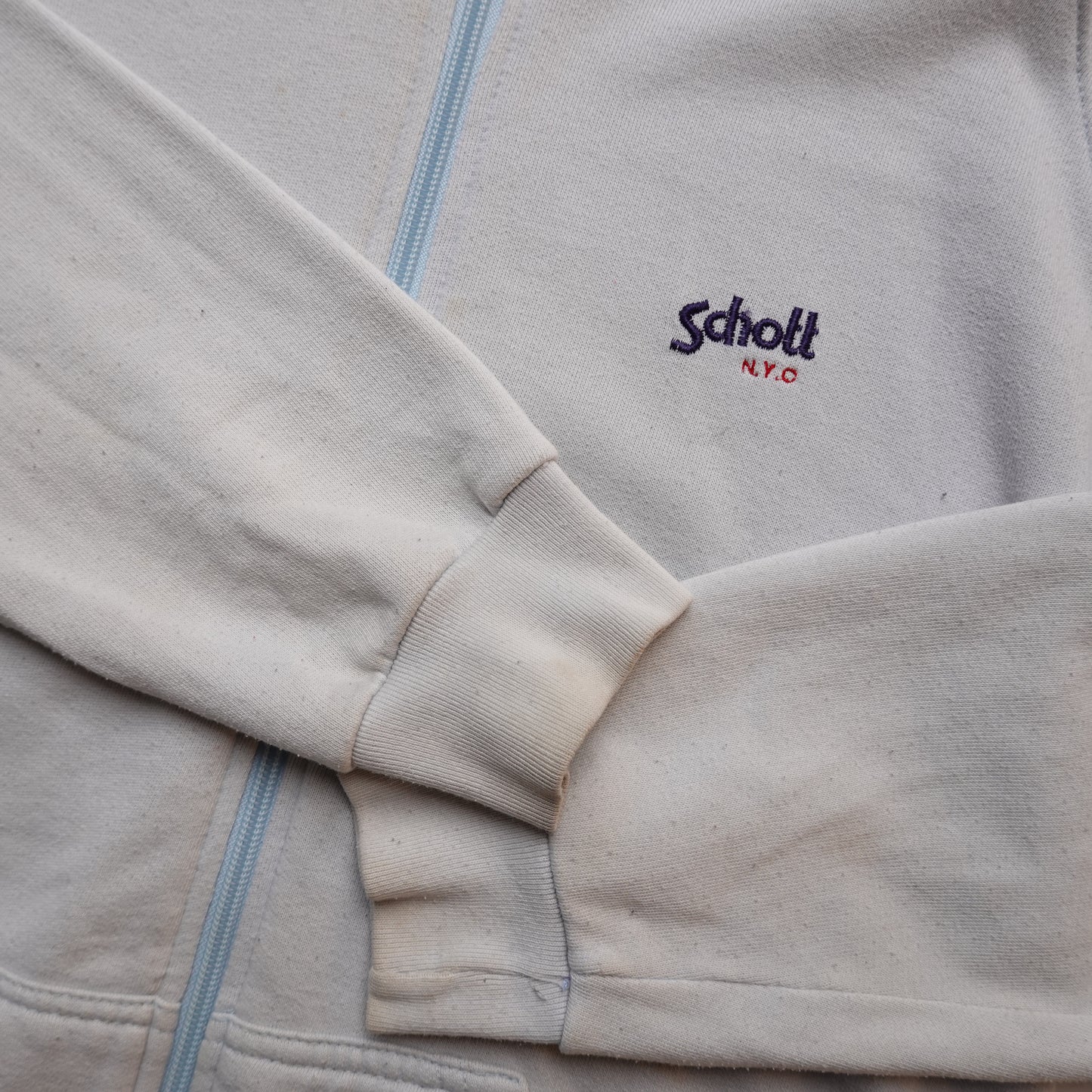 Vintage Schott NYC Zip Up Hoodie - Size M