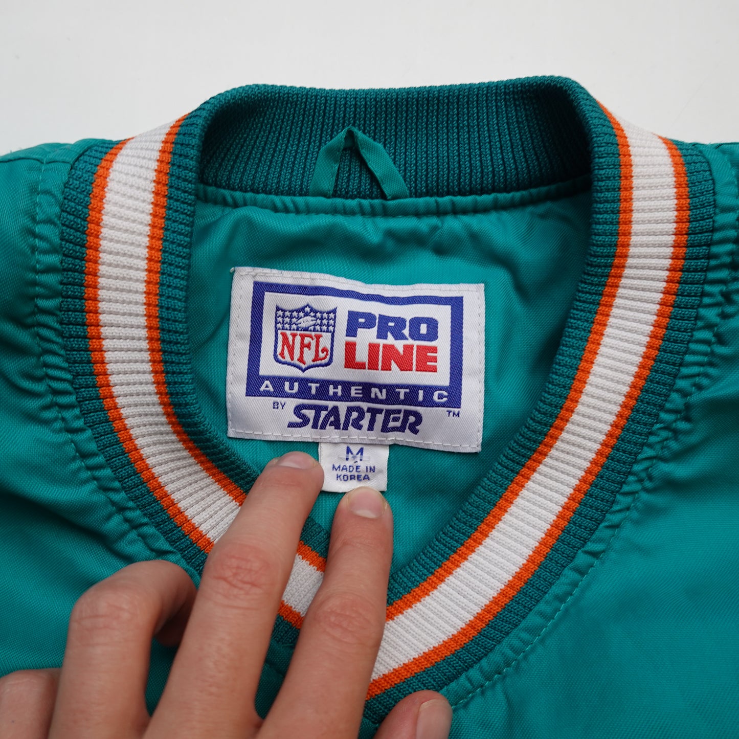 Vintage Starter Dolphins Pullover Jacket - Size M
