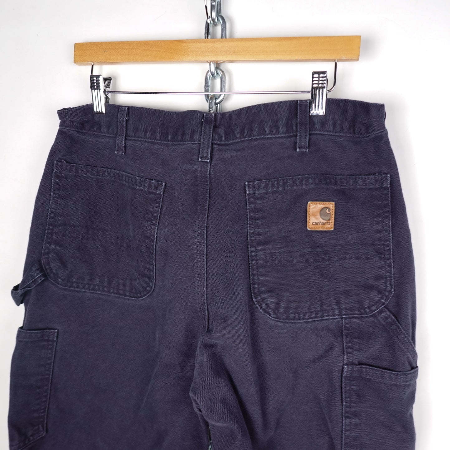 Carhartt Navy Heavy Singles - Size 30