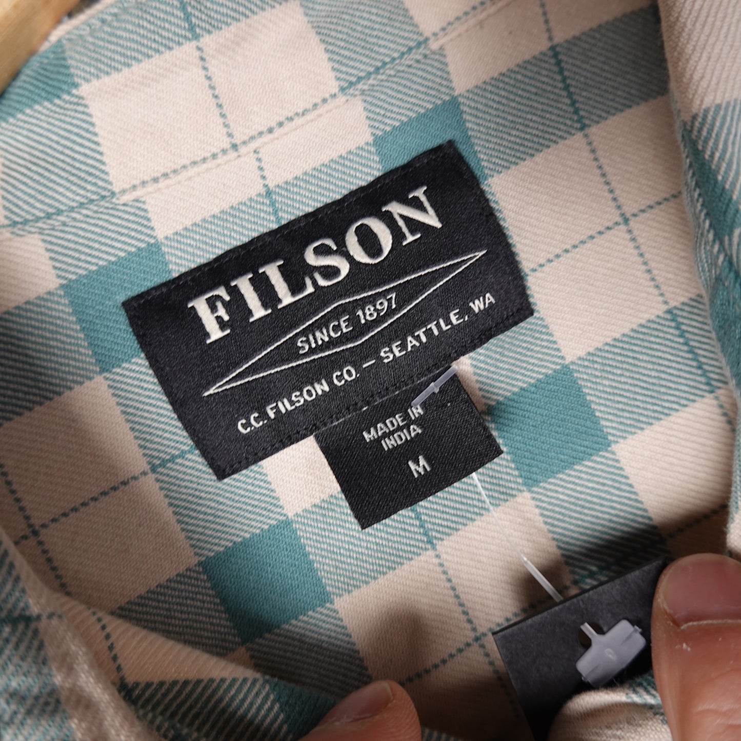 Filson Plaid Button Up - Size M