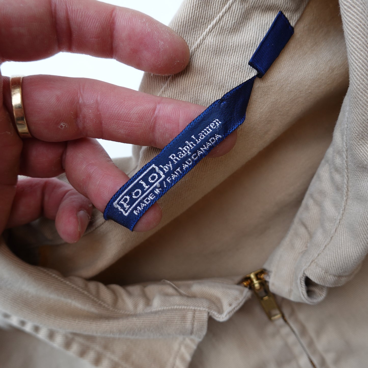 Vintage Polo RL Khaki Jacket - Size L