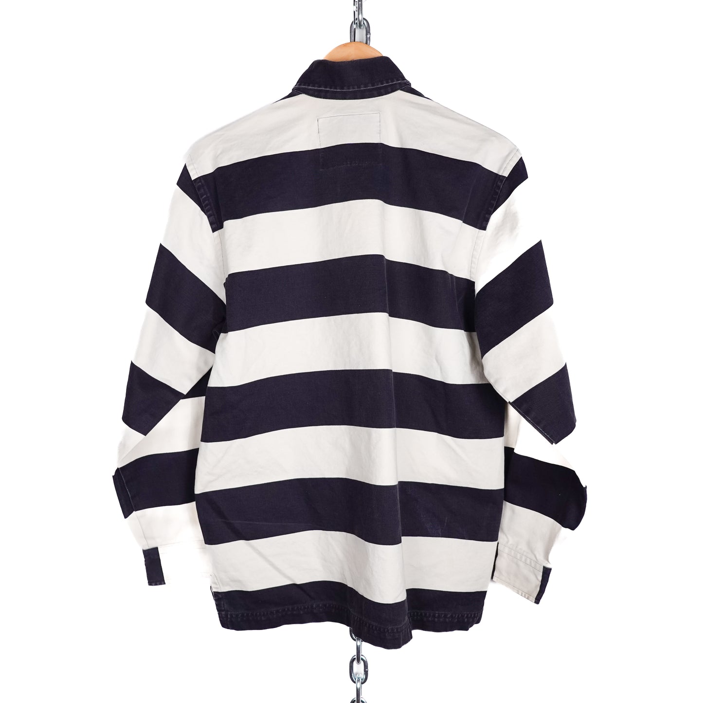 Henry LLoyd Striped L/S Polo - Size S