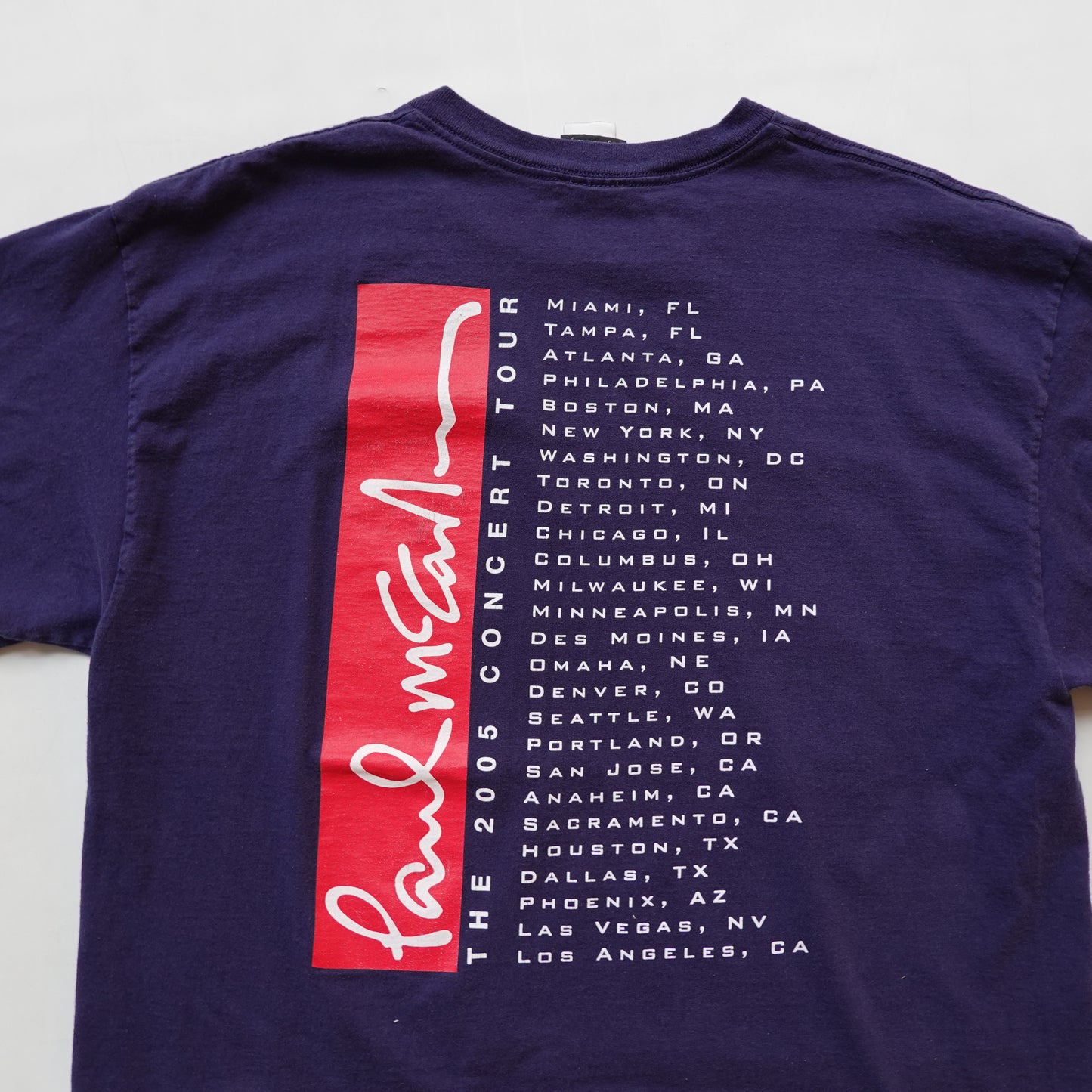 2005 Paul McCartney Tee - Size L