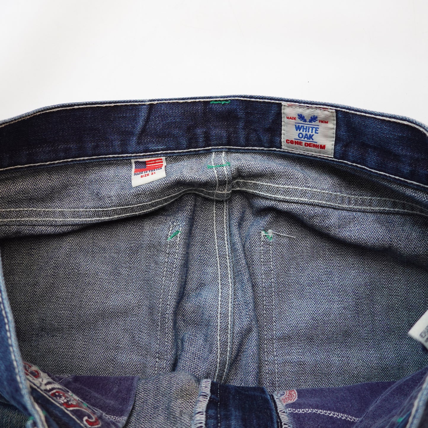 Vintage Left Field Salvage Distressed Denim - Size 30