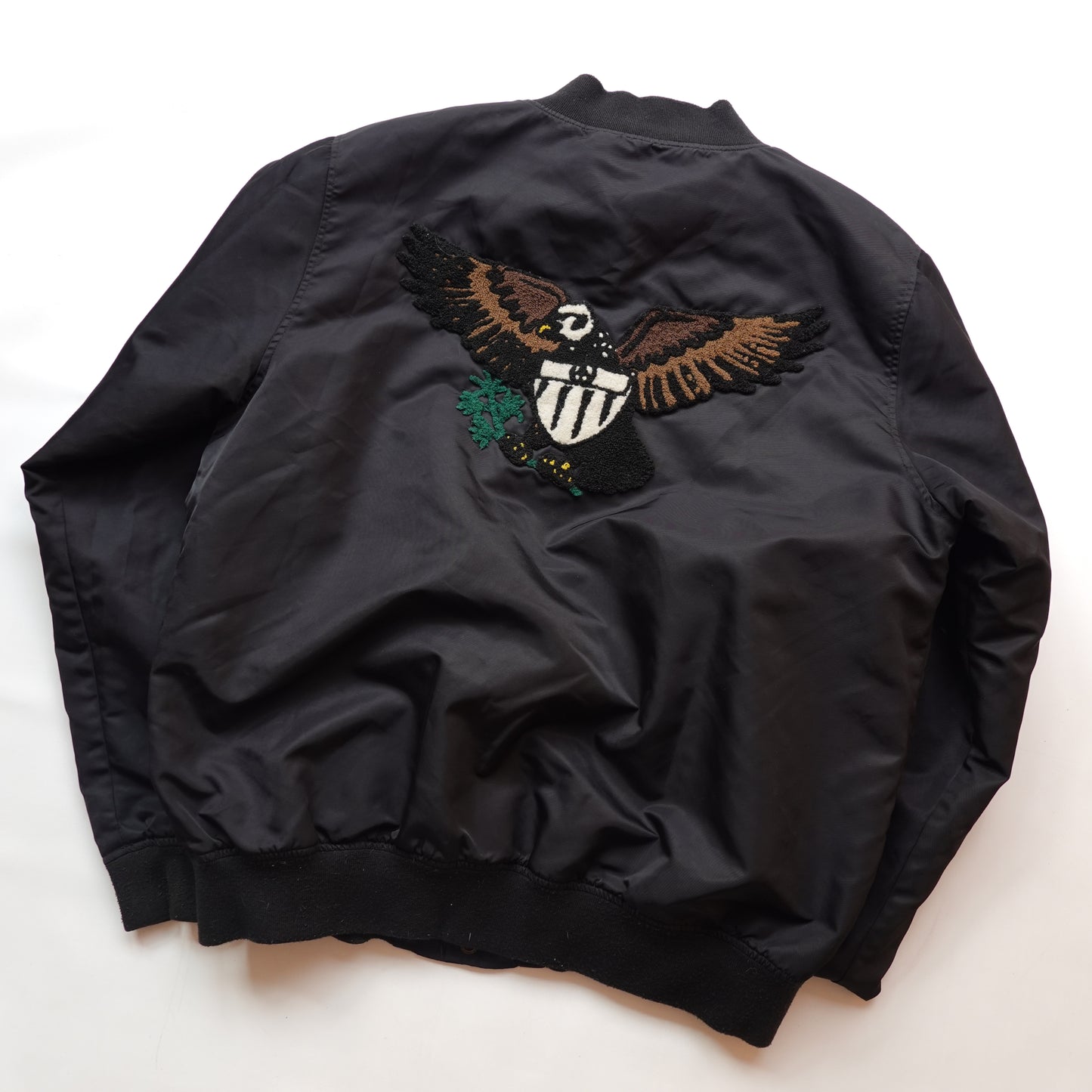 Stussy Eagle Bomber Jacket - Size L