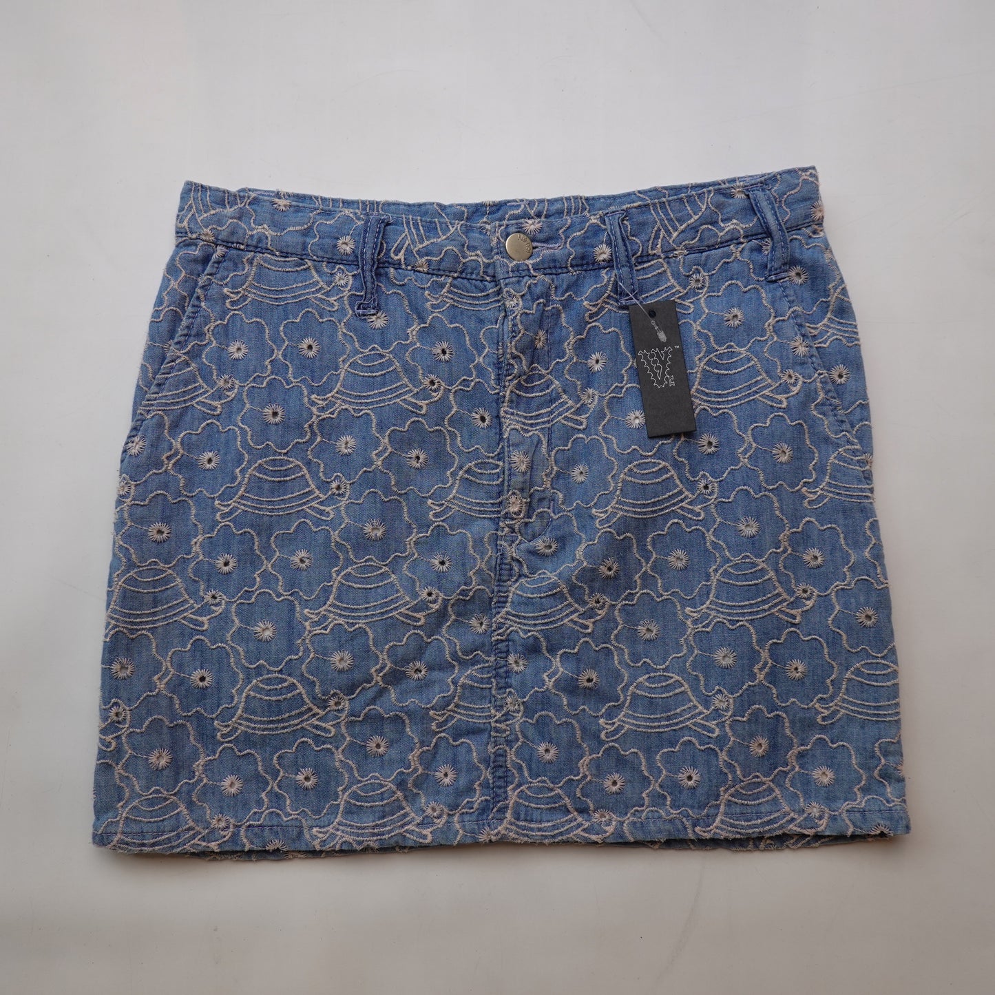 Ne-net Denim Mini Skirt - Size 29