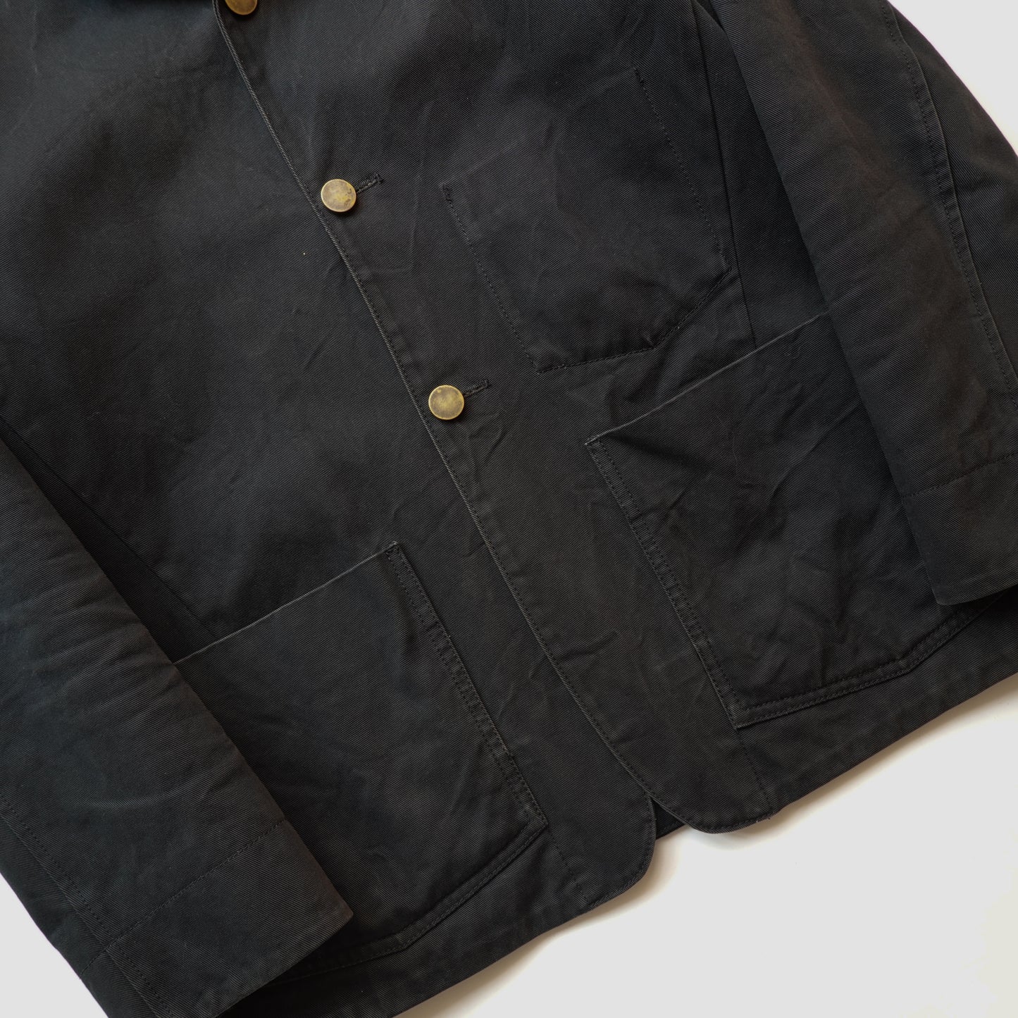 2017 Acne Studios Single Breasted Canvas Coat - Size M