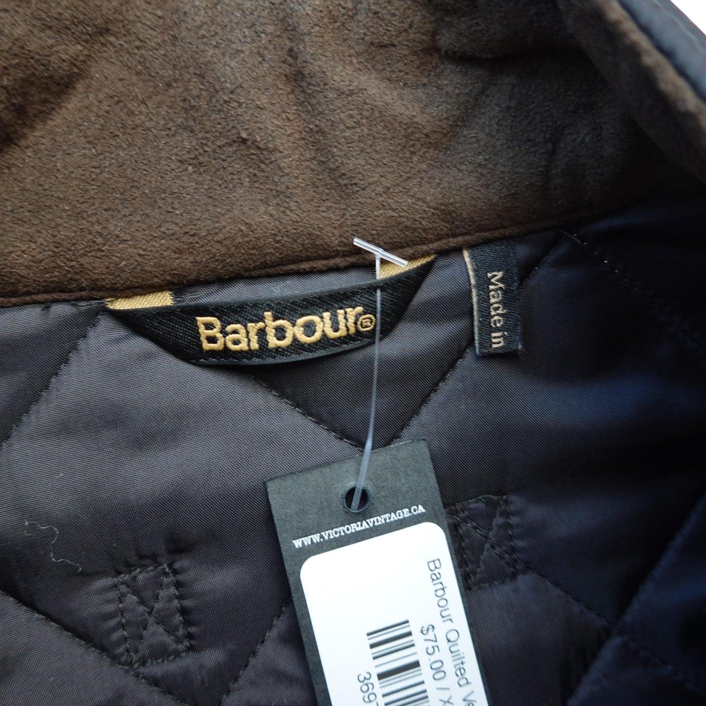 Barbour Quilted Vest - Size XL