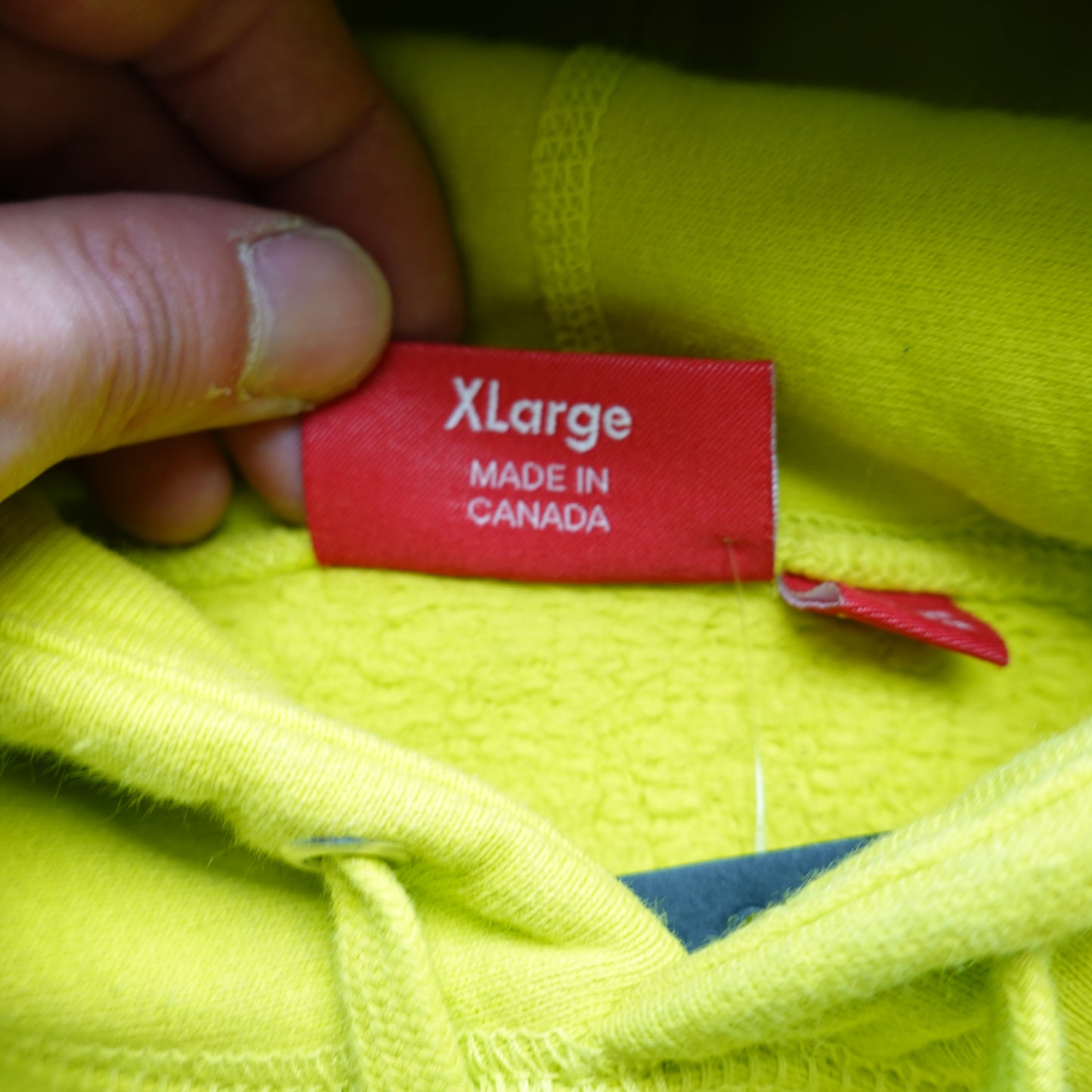 Supreme S Mini Bogo Hoodie LIME GREEN - Size XL