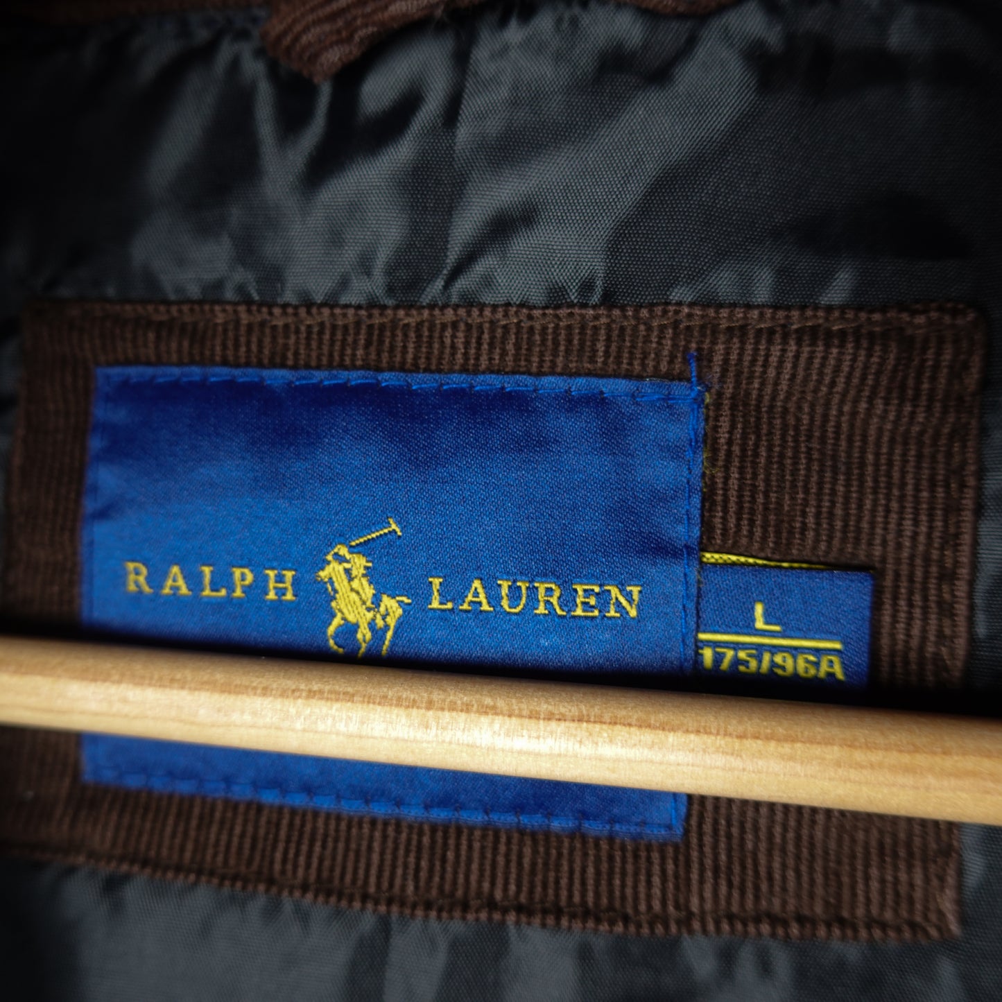 Polo RL Quilted Navy Puffer Vest - Size L