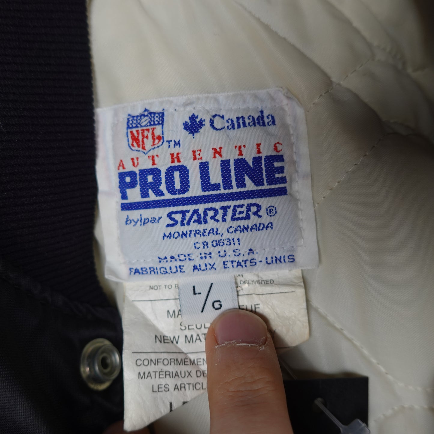 Vintage Bengals Starter Satin Jacket - Size L