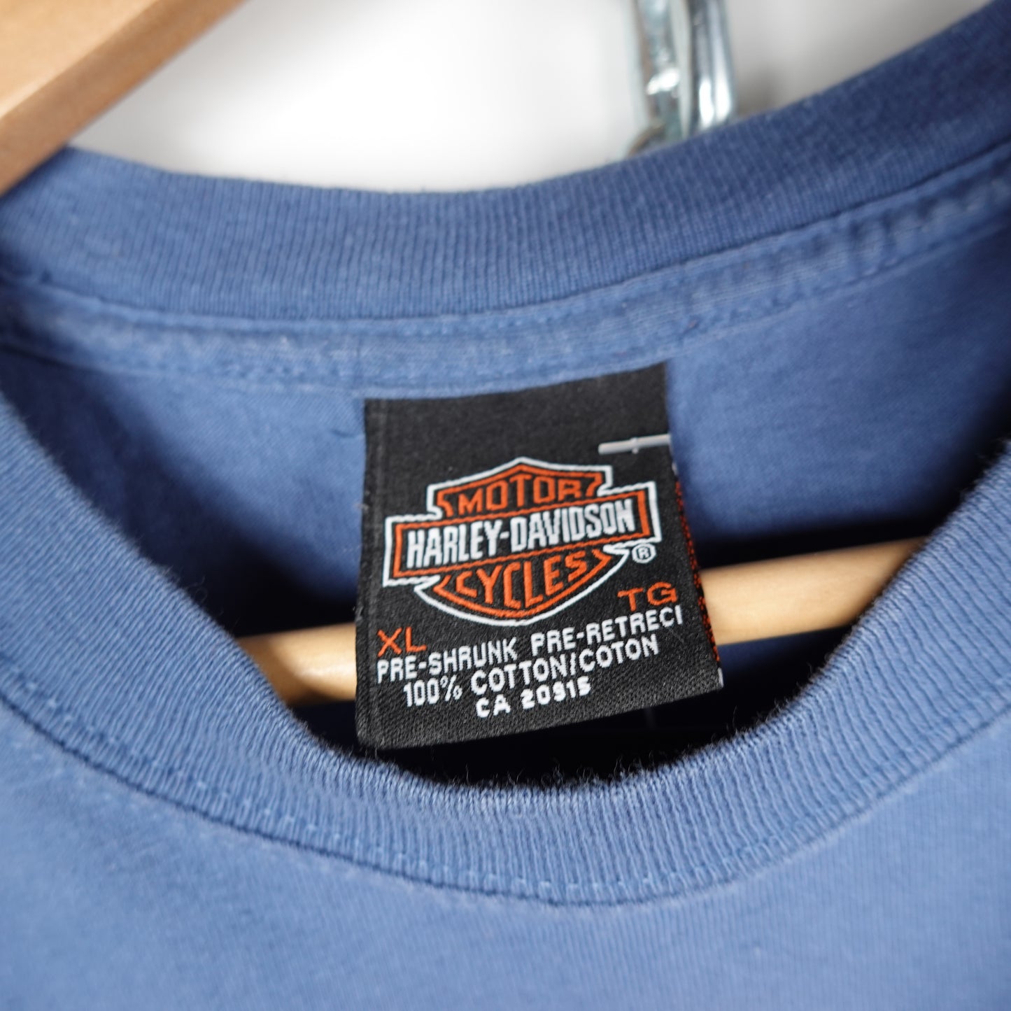 2003 Harley Davidson Blue Tee - Size XL