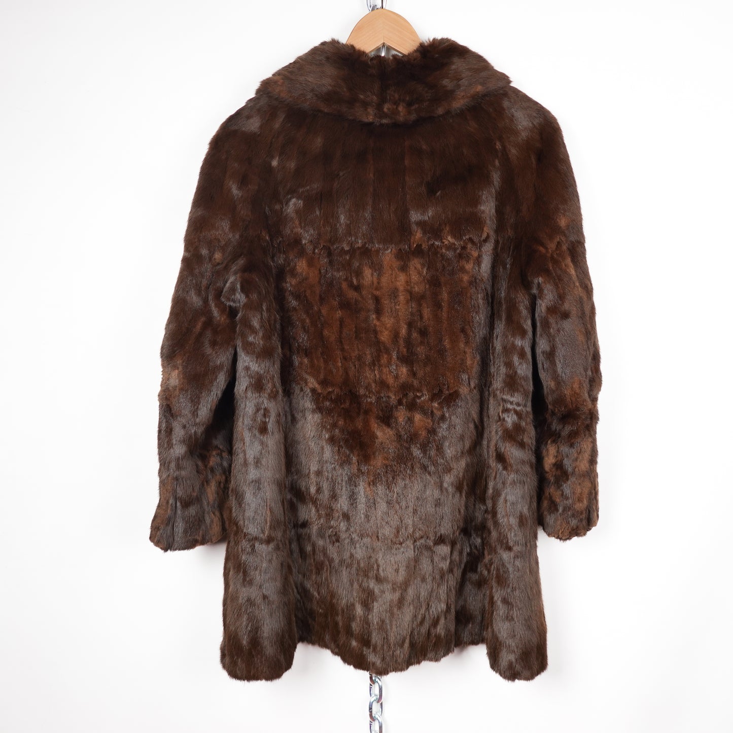 Vintage Fur Long Jacket - Womens M