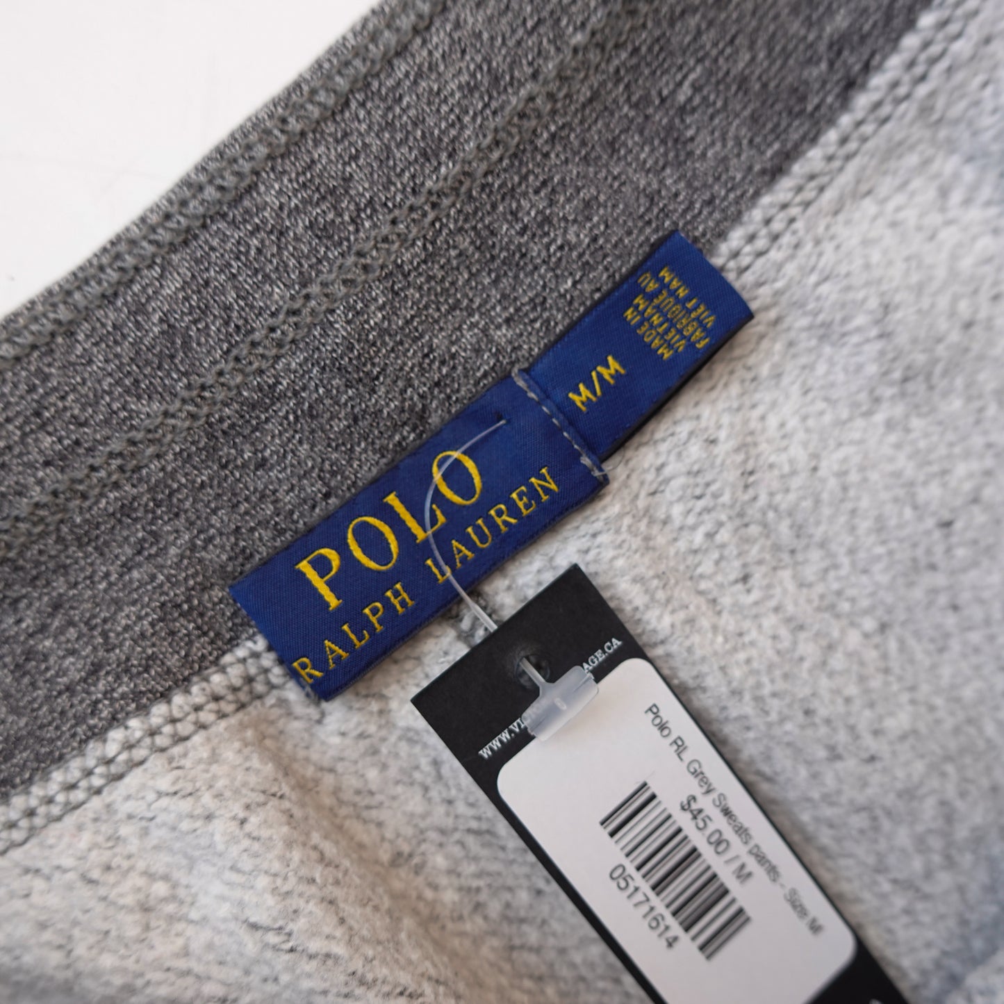 Polo RL Grey Sweats pants - Size M