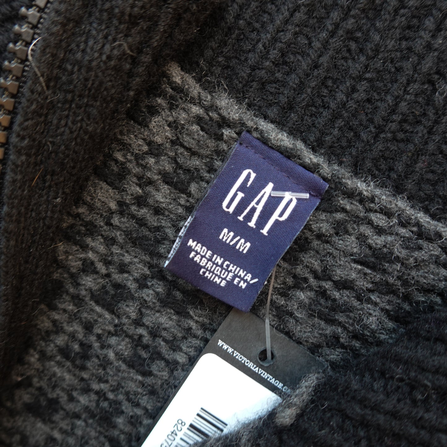 2001 Gap Wool 1/2 Zip Sweater - Size M