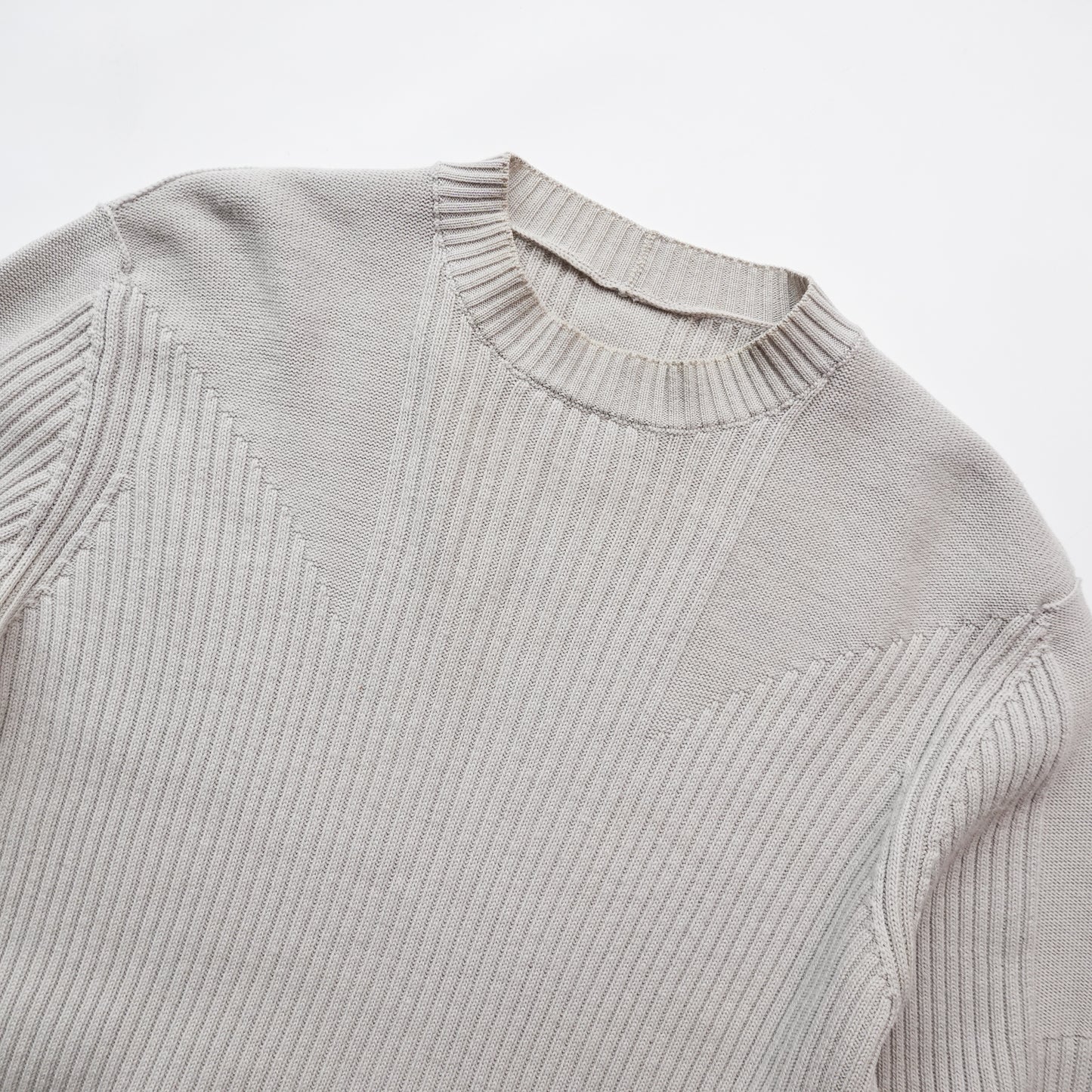 Rick Owens Virgin Wool Ribbed Knit Sweater - Size S