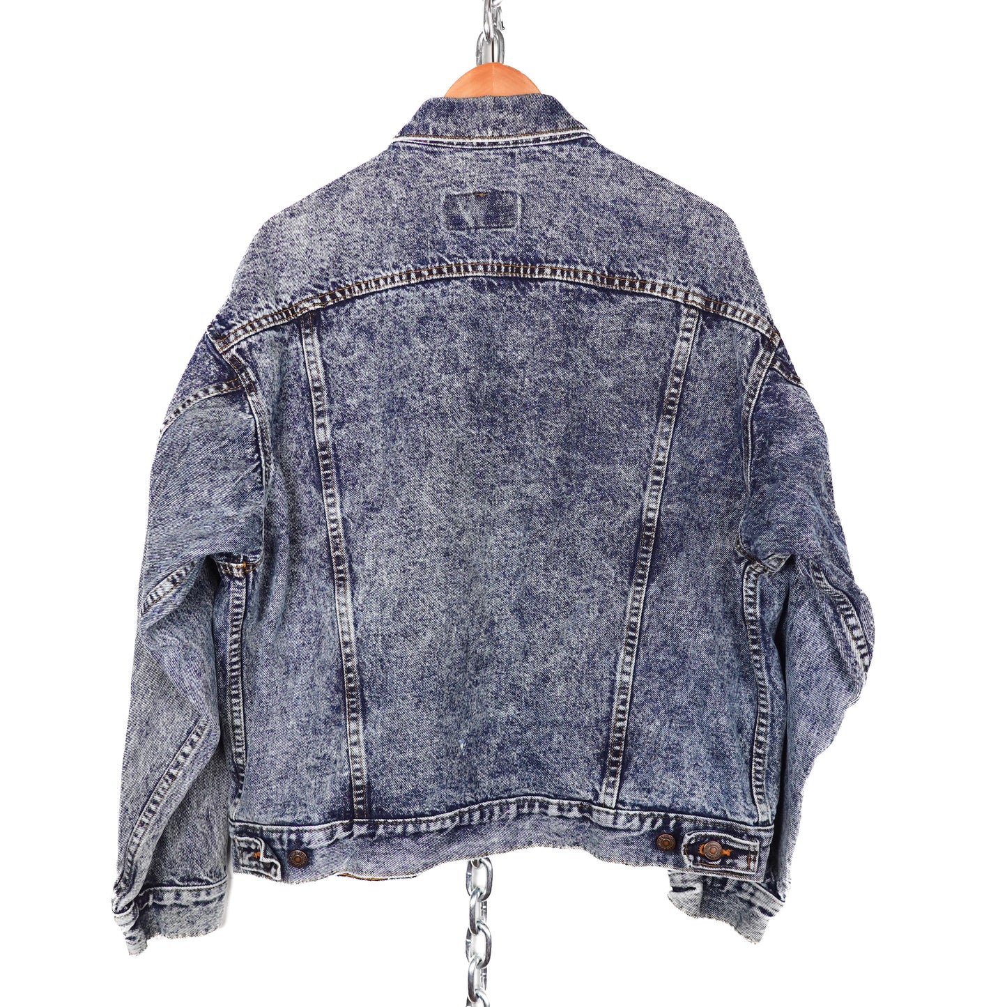 Vintage Levi's Acid Wash Denim Jacket - Size L
