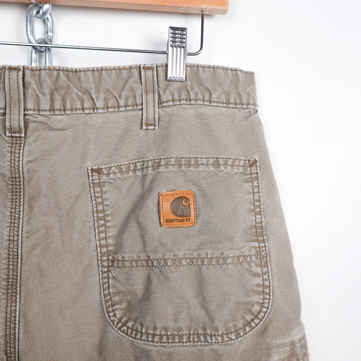 Carhartt Brown Carpenter Shorts - Size 32