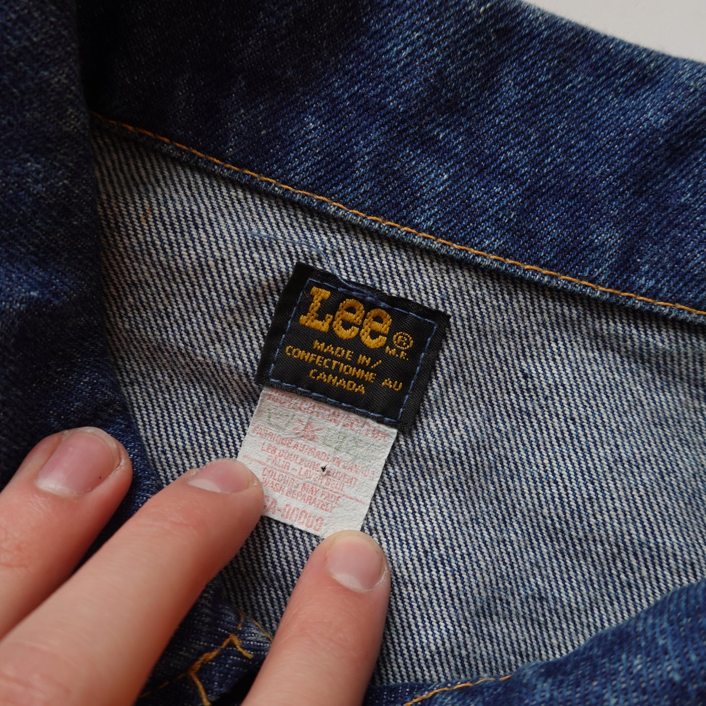 Vintage Lee Denim Jacket - Size 46