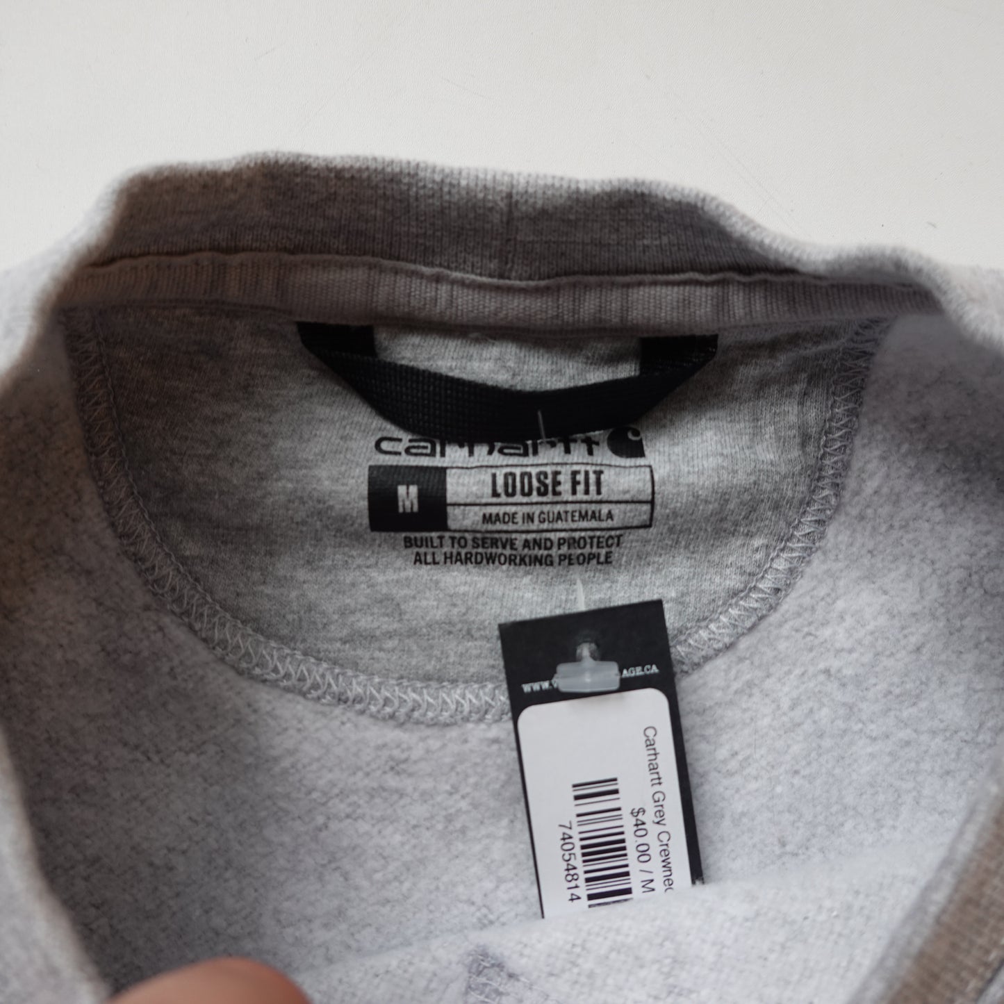 Carhartt Grey Crewneck - Size M