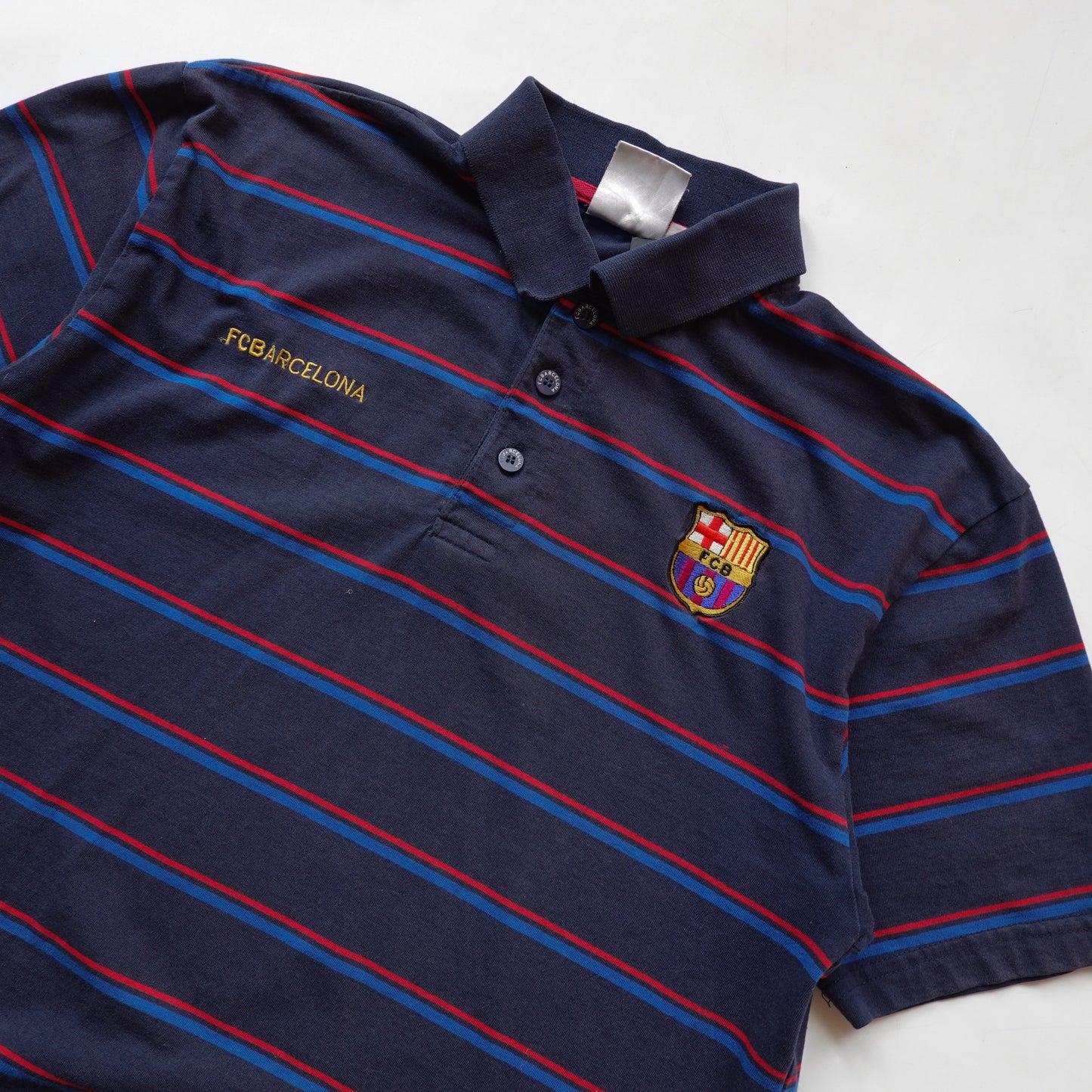 Vintage FC Barcelona Polo Shirt - Size L